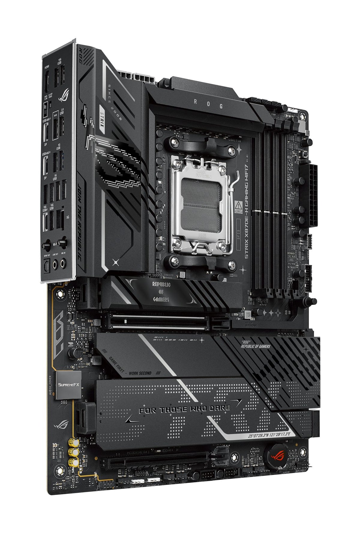 ASUS ROG STRIX X870E-H GAMING WIFI7 ATX AM5 DDR5 Motherboard 2xUSB4 1xHDMI