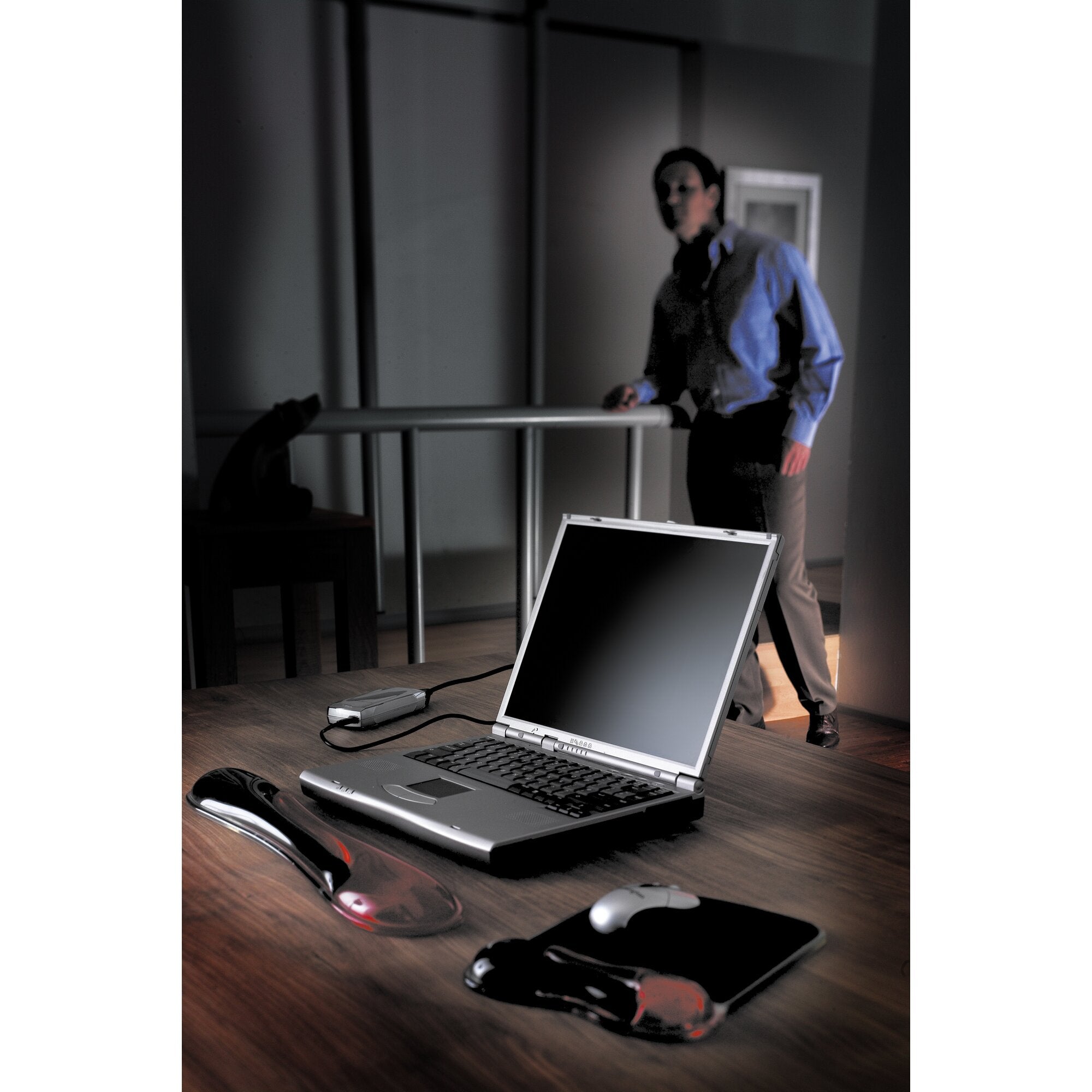 Crystal Gel Mouse Pad/Wave red+black