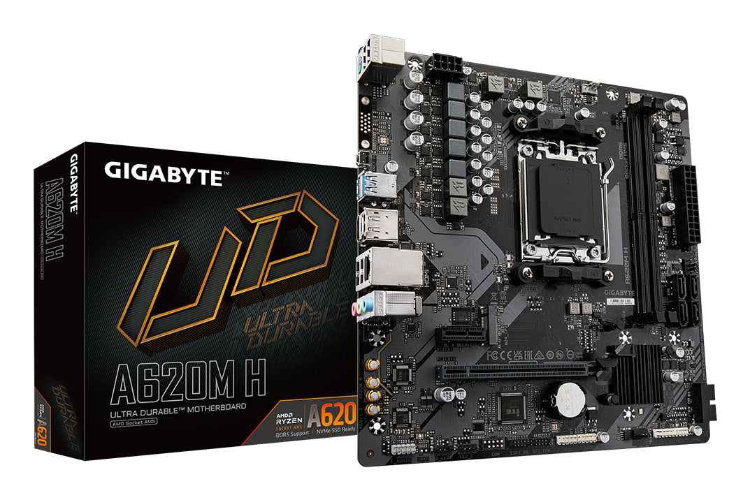 GIGABYTE A620M H carte mere AMD A620 Emplacement AM5 micro ATX