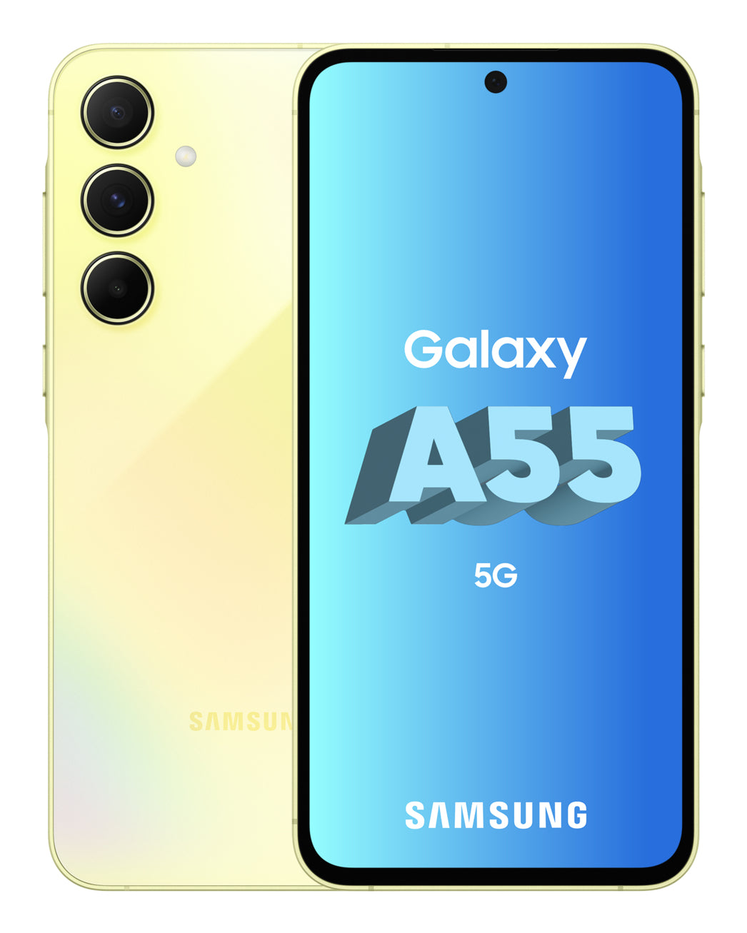 Samsung A556 Galaxy A55 5G (Double Sim - 6.6", 128 Go, 8 Go RAM) Jaune