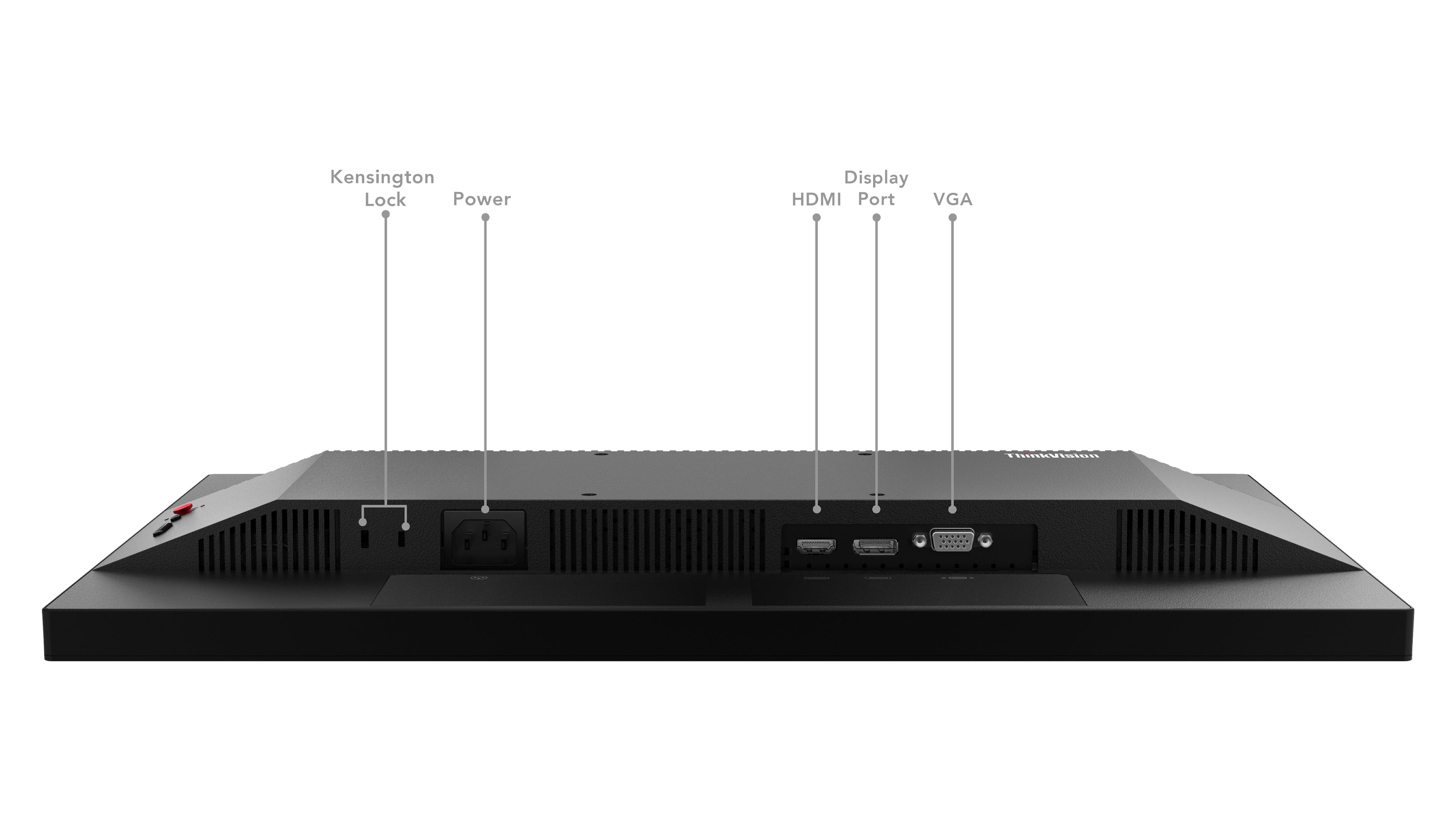 LENOVO ThinkVision -E22-30 - 21.5p IPS FHD WLED - 16:9 75Hz - 250cd/m2 4ms - HDMI - DisplayPort - VGA - ThinkRed