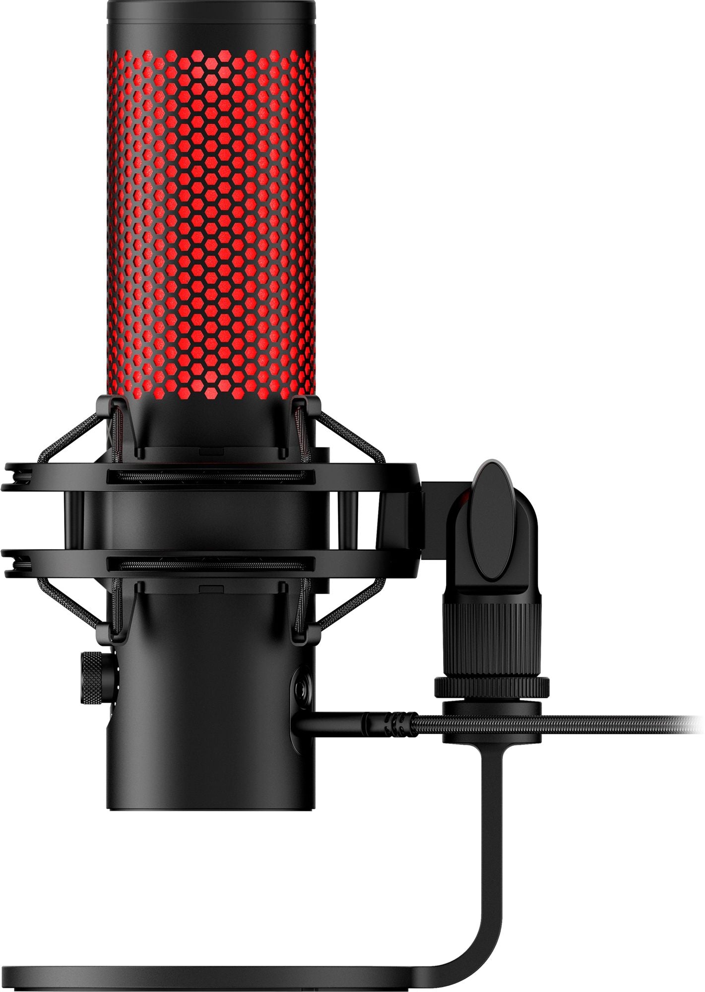 Microphone a condensateur HyperX QuadCast 2, USB, filtre anti-pop, noir