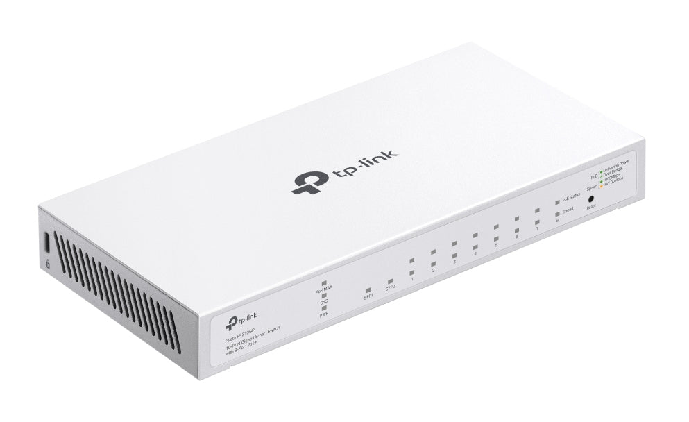 10-Port Gigabit Smart Switch with 8-Port