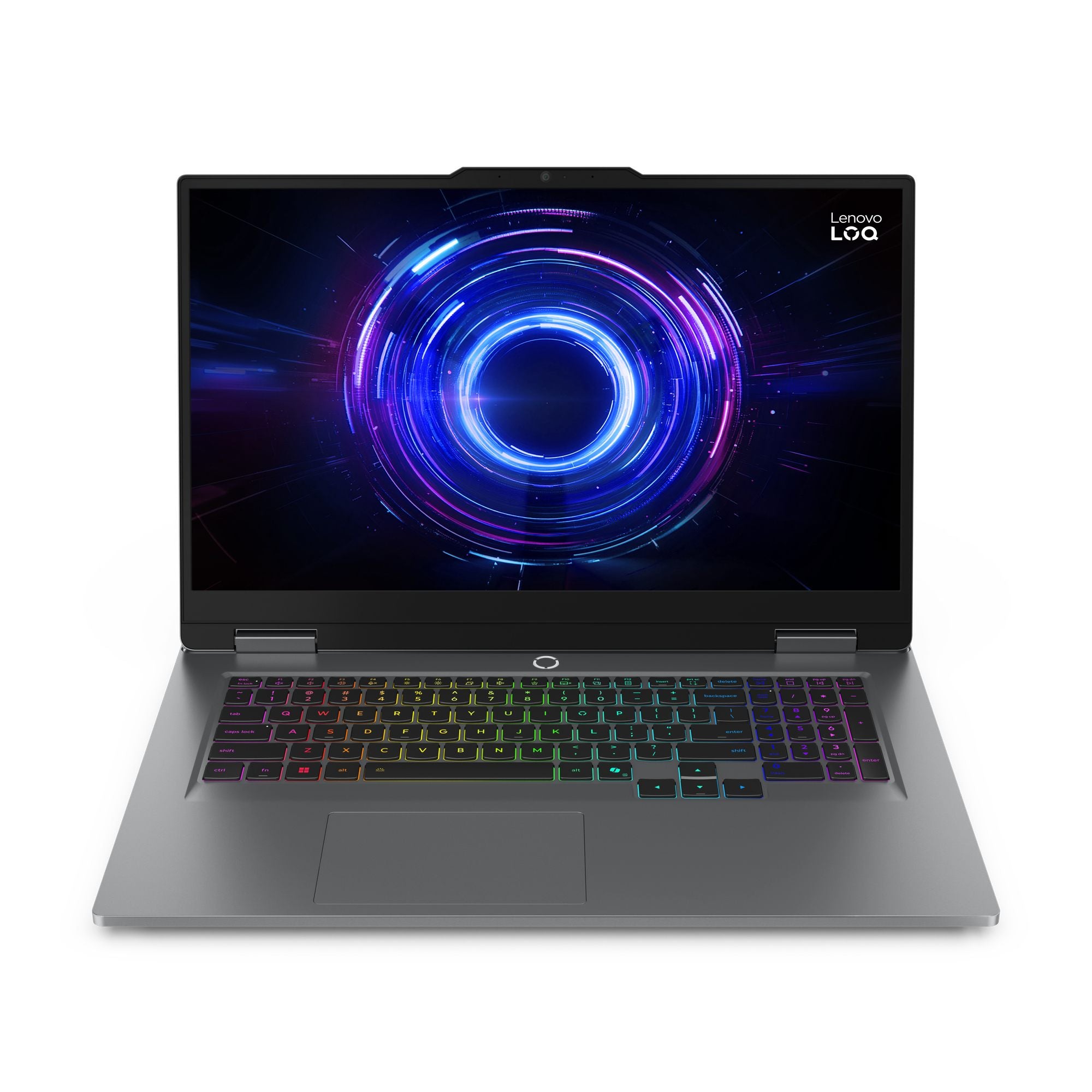 Lenovo LOQ 17IRX10 Intel® Core™ i5 i5-13450HX Ordinateur portable 43,9 cm (17.3") Full HD 16 Go DDR5-SDRAM 512 Go SSD NVIDIA GeForce RTX 5050 Wi-Fi 6 (802.11ax) Windows 11 Home Français Gris