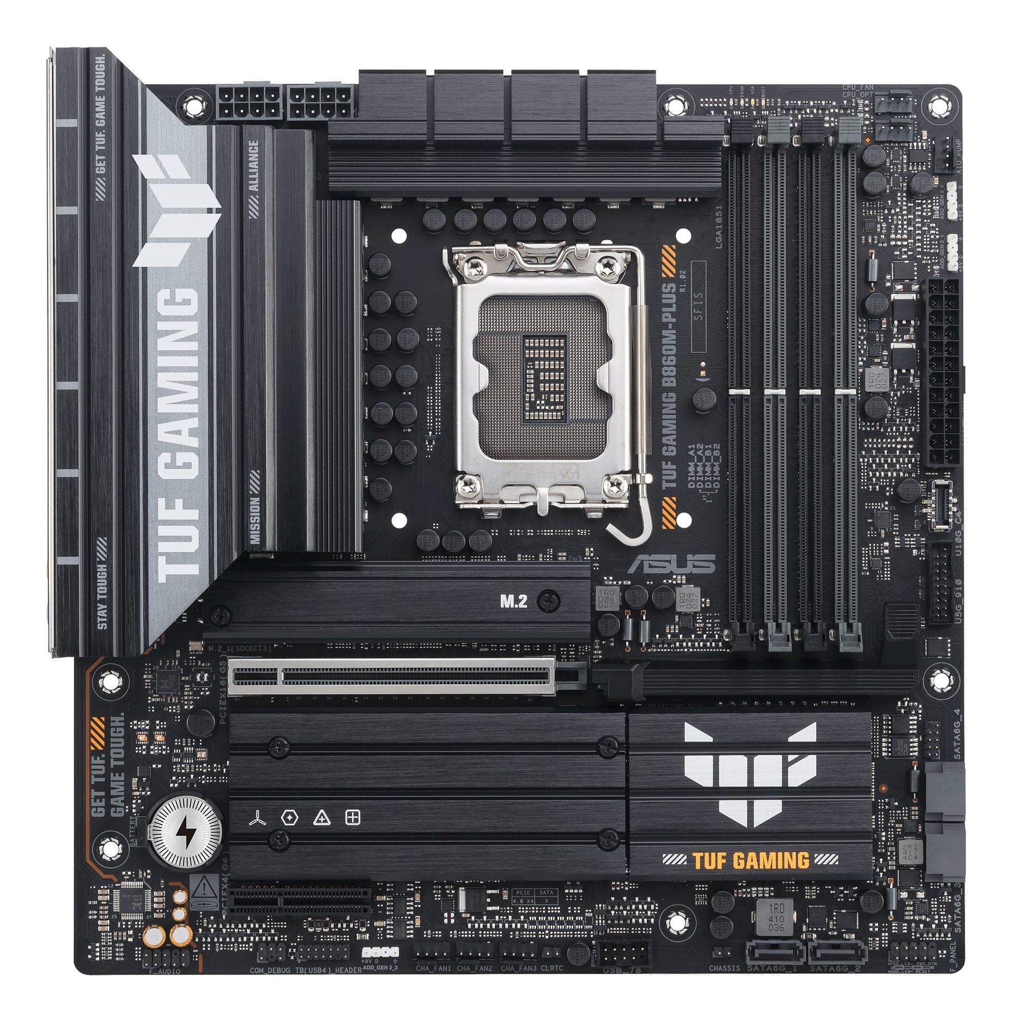 ASUS TUF GAMING B860M-PLUS LGA1851 DDR5 micro ATX MB 1xHDMI 1xDP 3xM.2 4xSATA