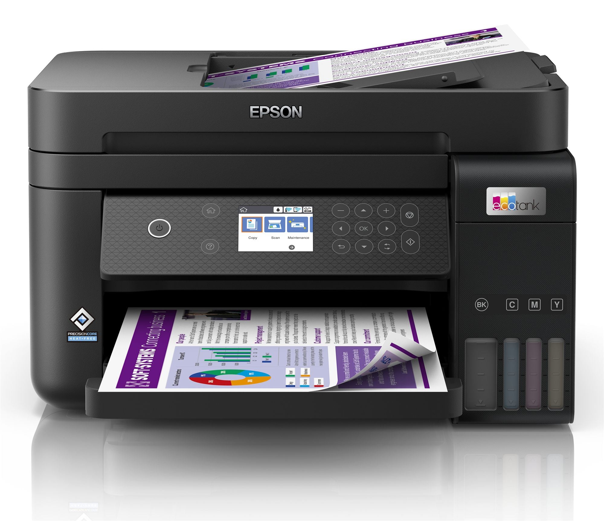 ***EPSON EcoTank ET-3850 Multifonction Jet d'encre couleur A4 rechargeable 15ppm