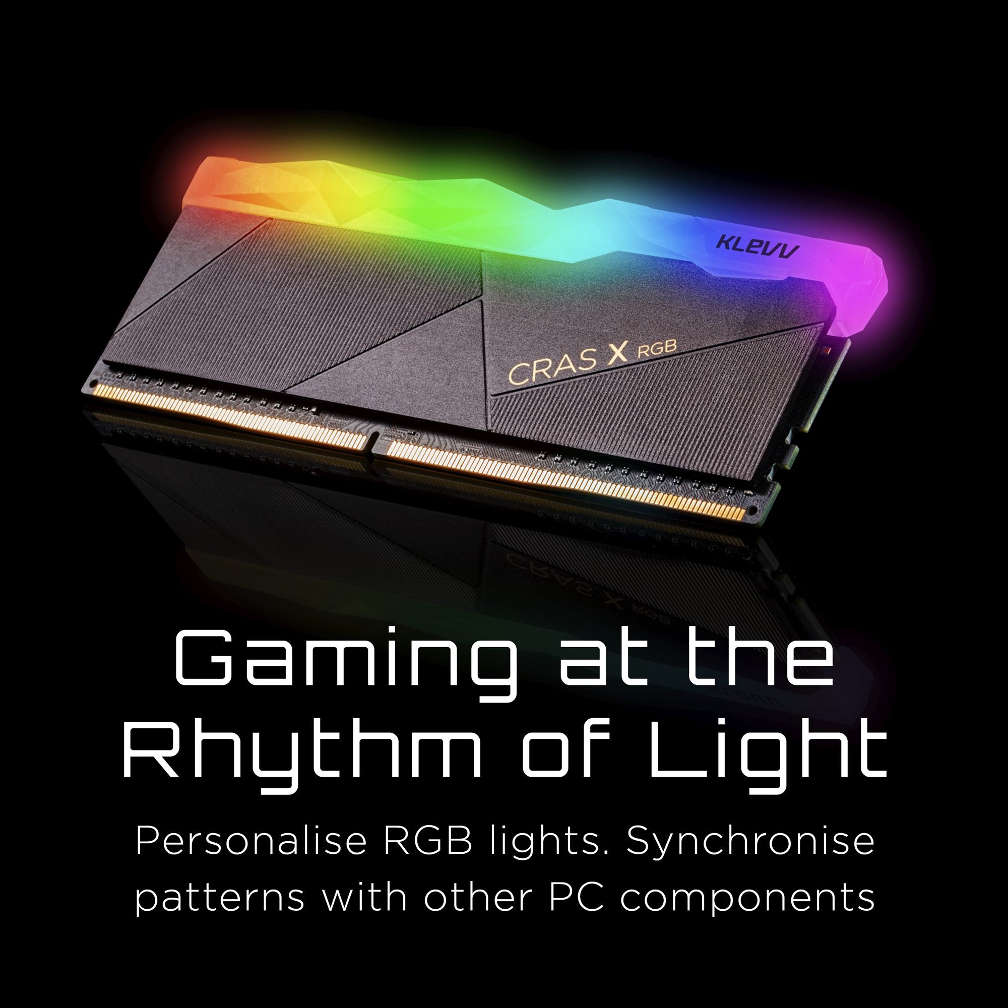 16GB 2X8GB RGB GAMING DDR4 3200MHZ KLEVV