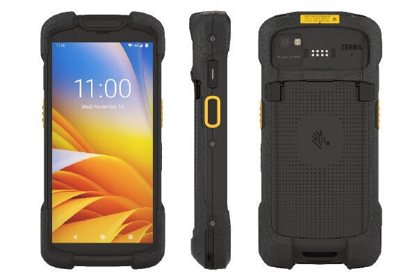 Zebra TC73 ordinateur portable de poche 15,2 cm (6") 1080 x 2160 pixels Écran tactile 349 g Noir, Jaune