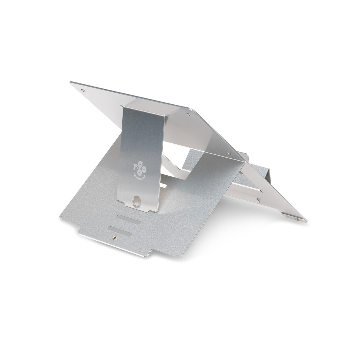 R-GO TOOLS Support pour PC portable Riser Flexible, argent