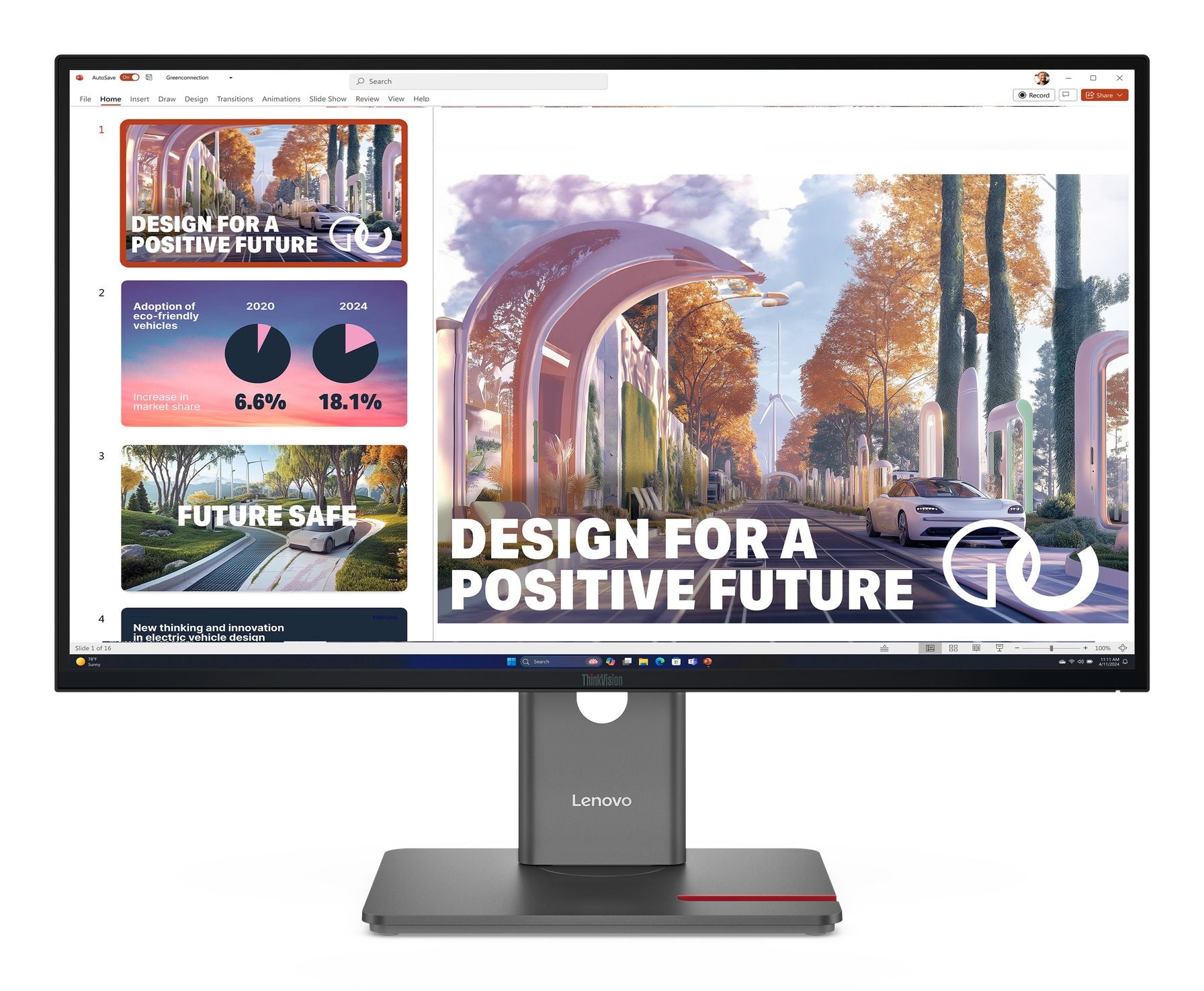 LENOVO ThinkVision P27QD-40 27p Monitor HDMI