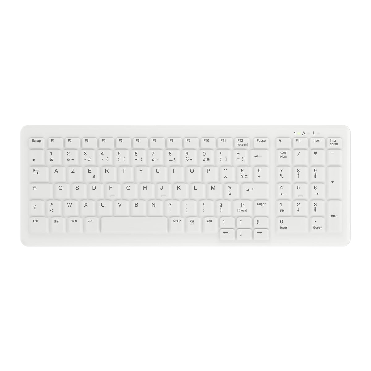 CHERRY Clavier AK-C7000 sans fil IP65 blanc (FR)