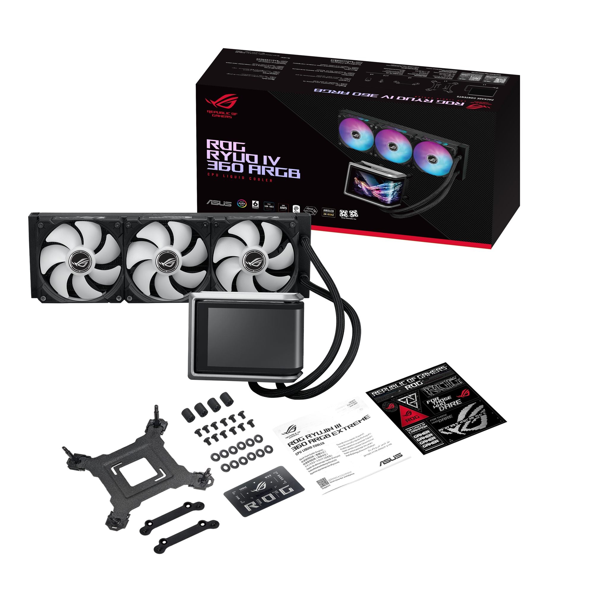ASUS ROG RYUO IV 360 ARGB AIO liquid cooler