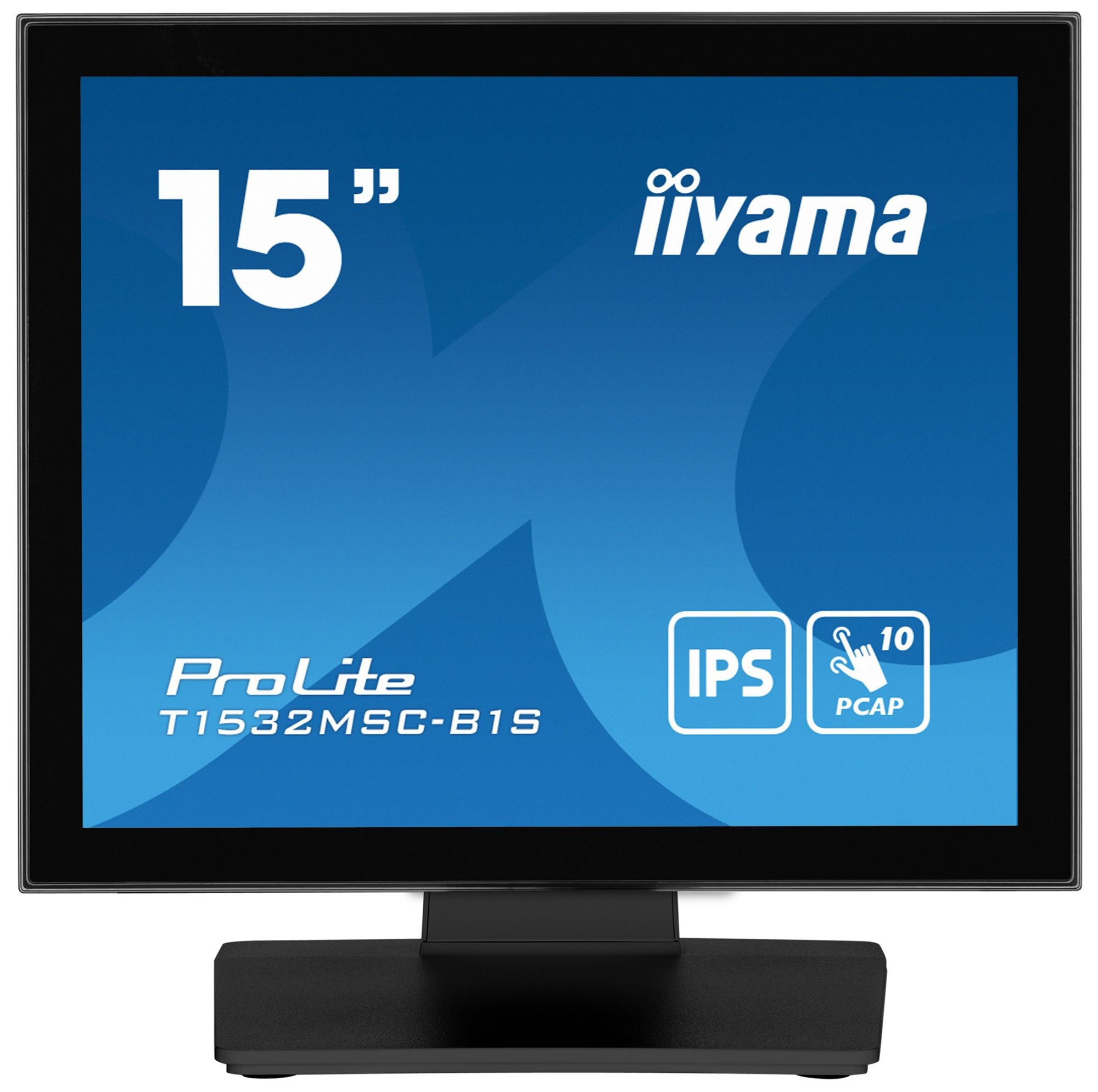 15" PCAP Bezel Free Front 10P Touch 1024