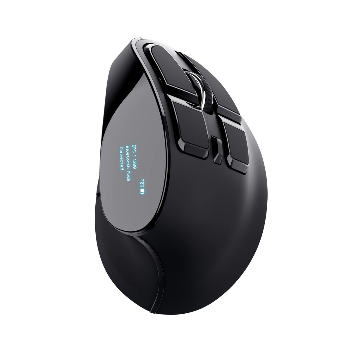 TRUST Souris sans fil ergonomique VOXX Rechargeable - Noire