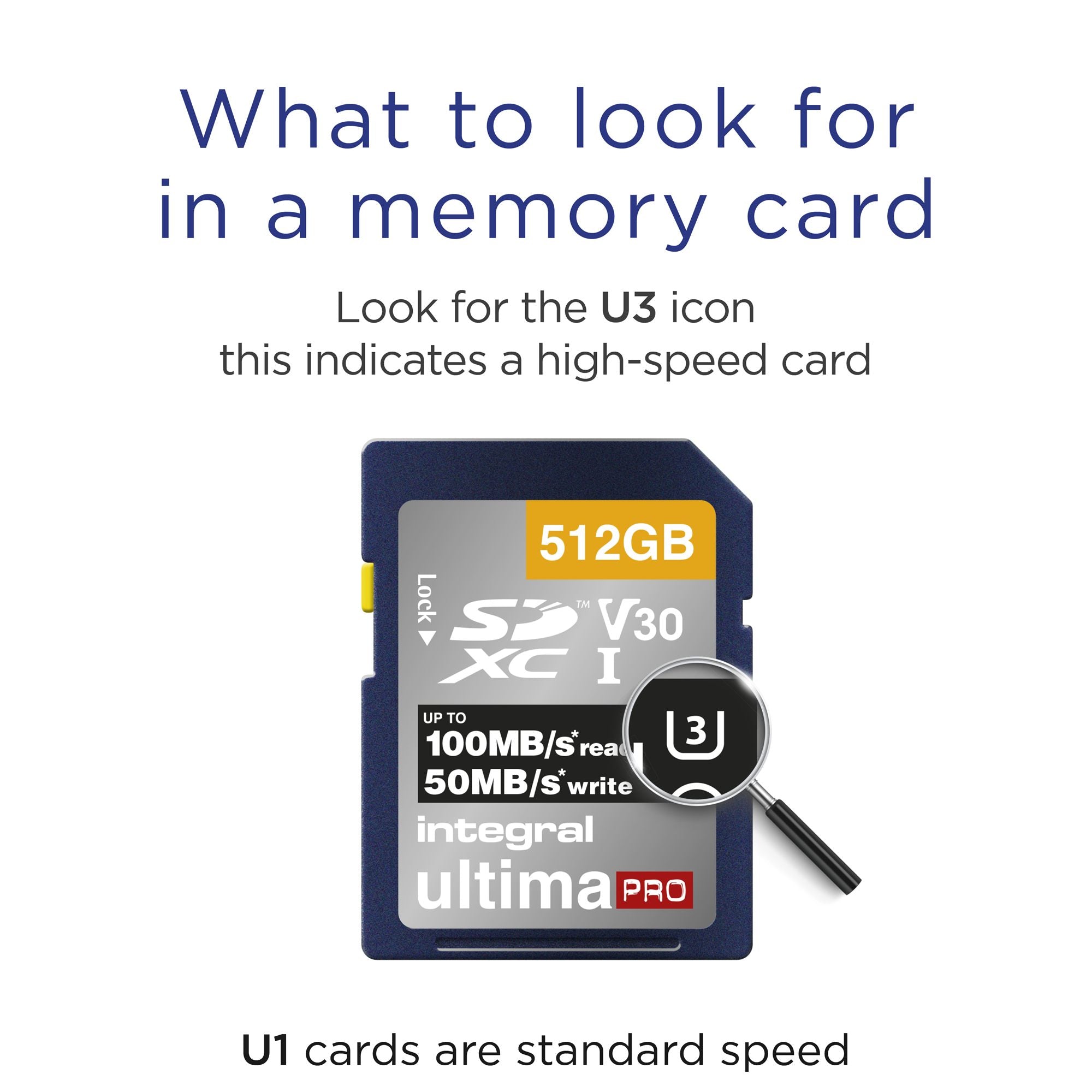 512GB SDXC CL10 UHS1 U3 V30 - 80MB/s en
