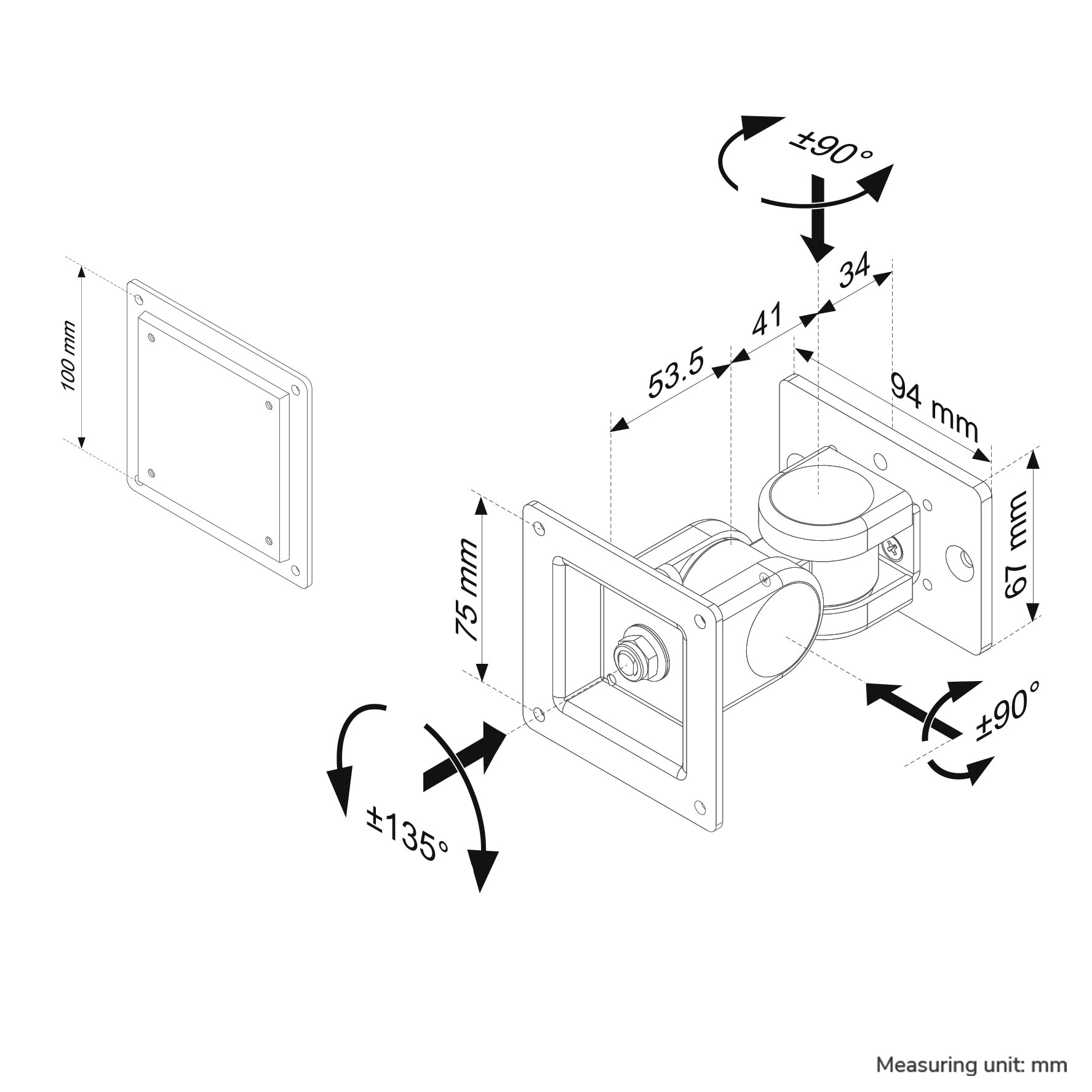 Neomounts FPMA-DTBW200