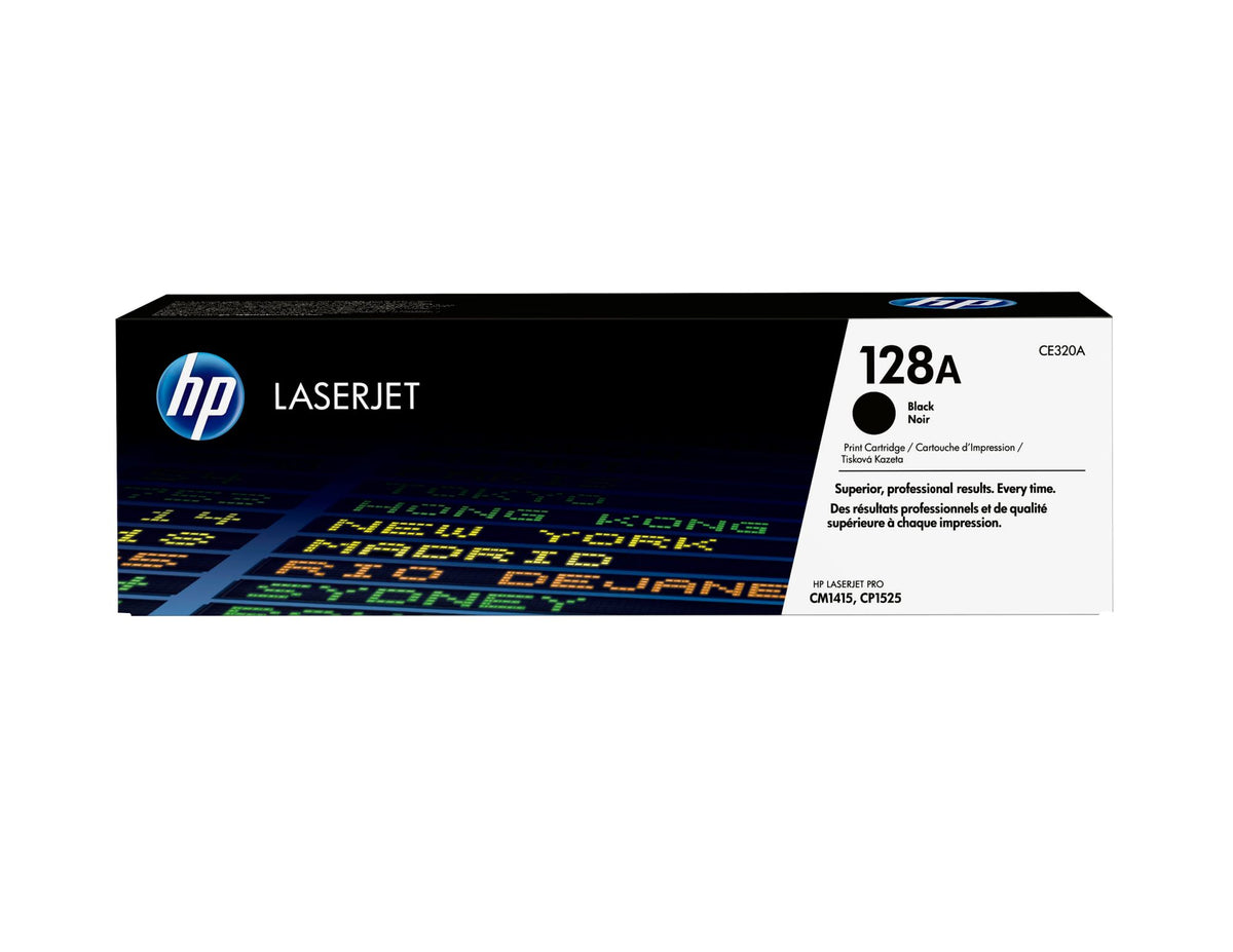 HP 128A original LaserJet Toner cartridge CE320A black standard capacity 2.000 pages 1-pack