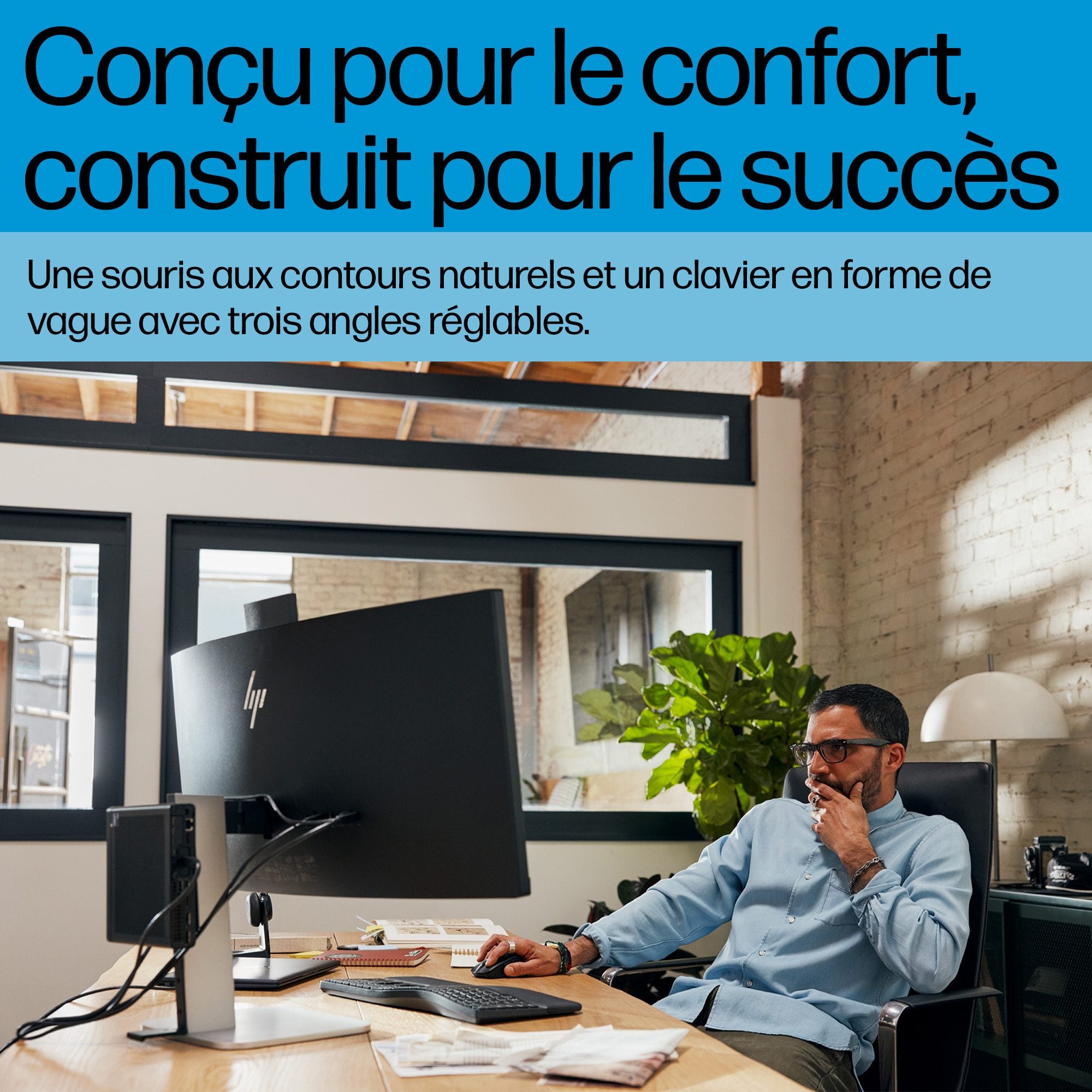 HP 685 Comfort Dual-Mode Keyboard and Mouse Combo (FR)