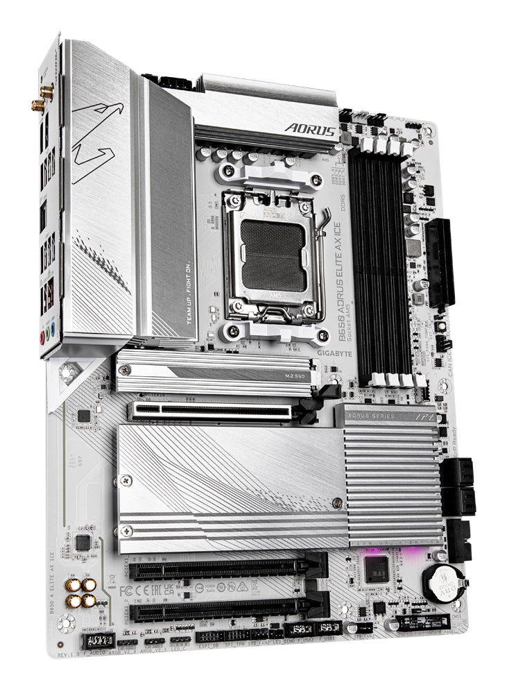 GIGABYTE B650 AORUS ELITE AX ICE carte mere AMD B650 Emplacement AM5 ATX