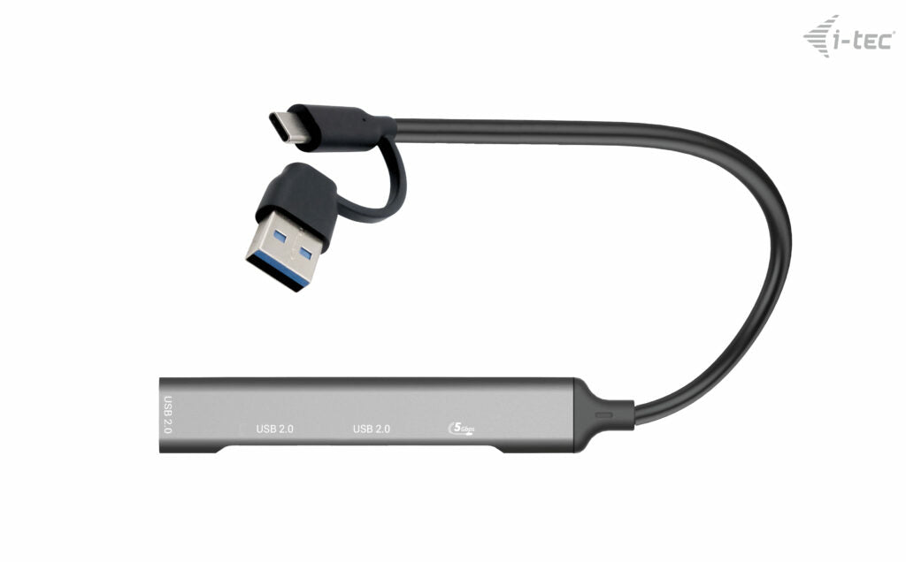 I-TEC USB-A/USB-C Metal HUB USB-C 3.1 + 3xUSB 2.0