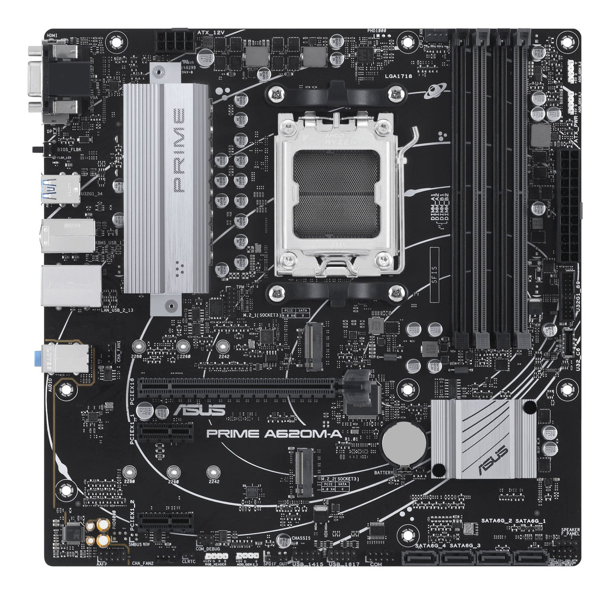 ASUS PRIME A620M-A-CSM AM5 MB 4xDDR5 4xSATA 2xM.2