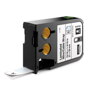 DYMO Etiquette vinyle gaines de câble 21 x 39 mm, noir sur b