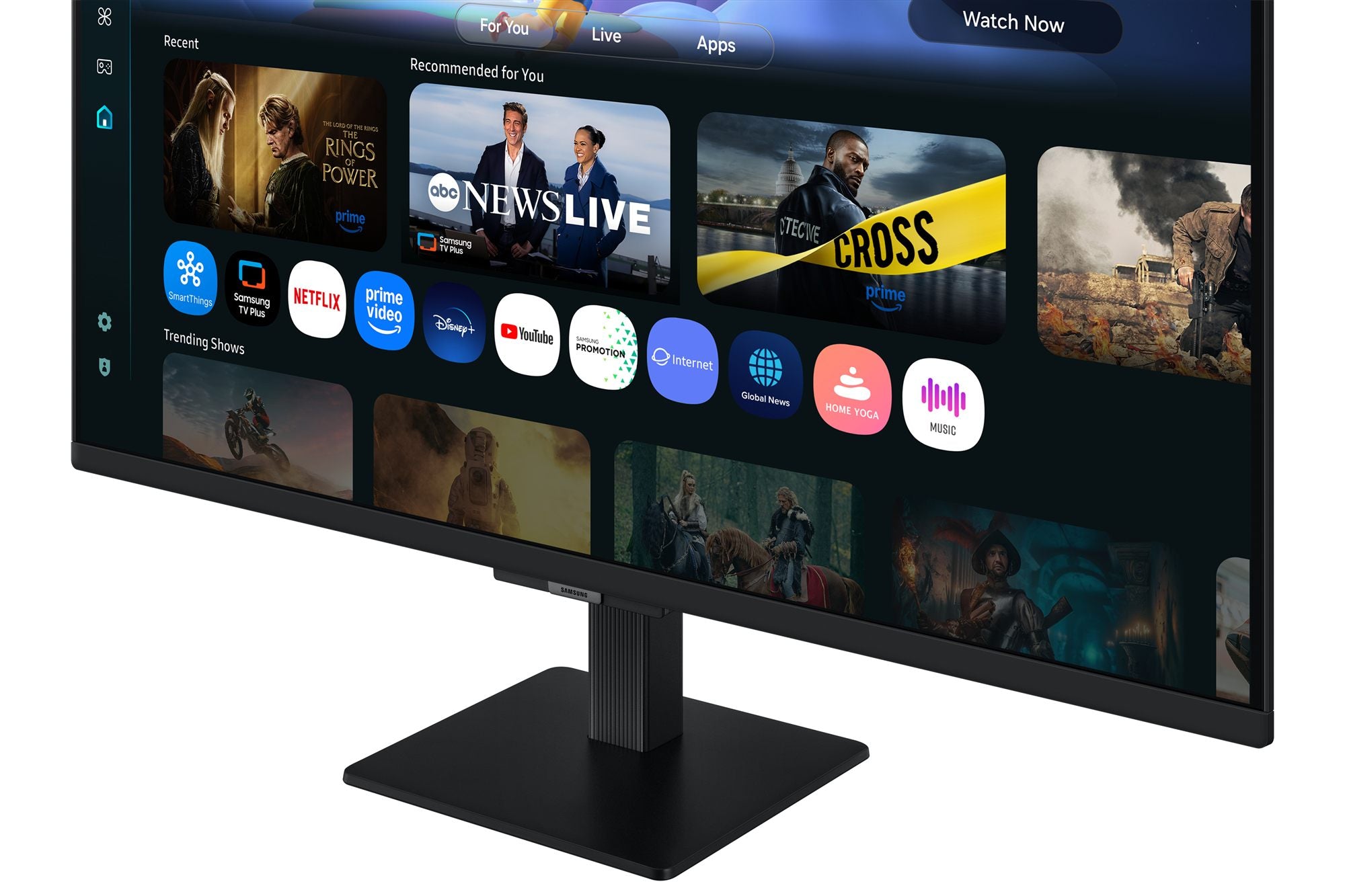SAMSUNG LS32FM500EUXEN 32p FHD Smart Monitor M50F White Smart TV Apps Airplay 2HDMI