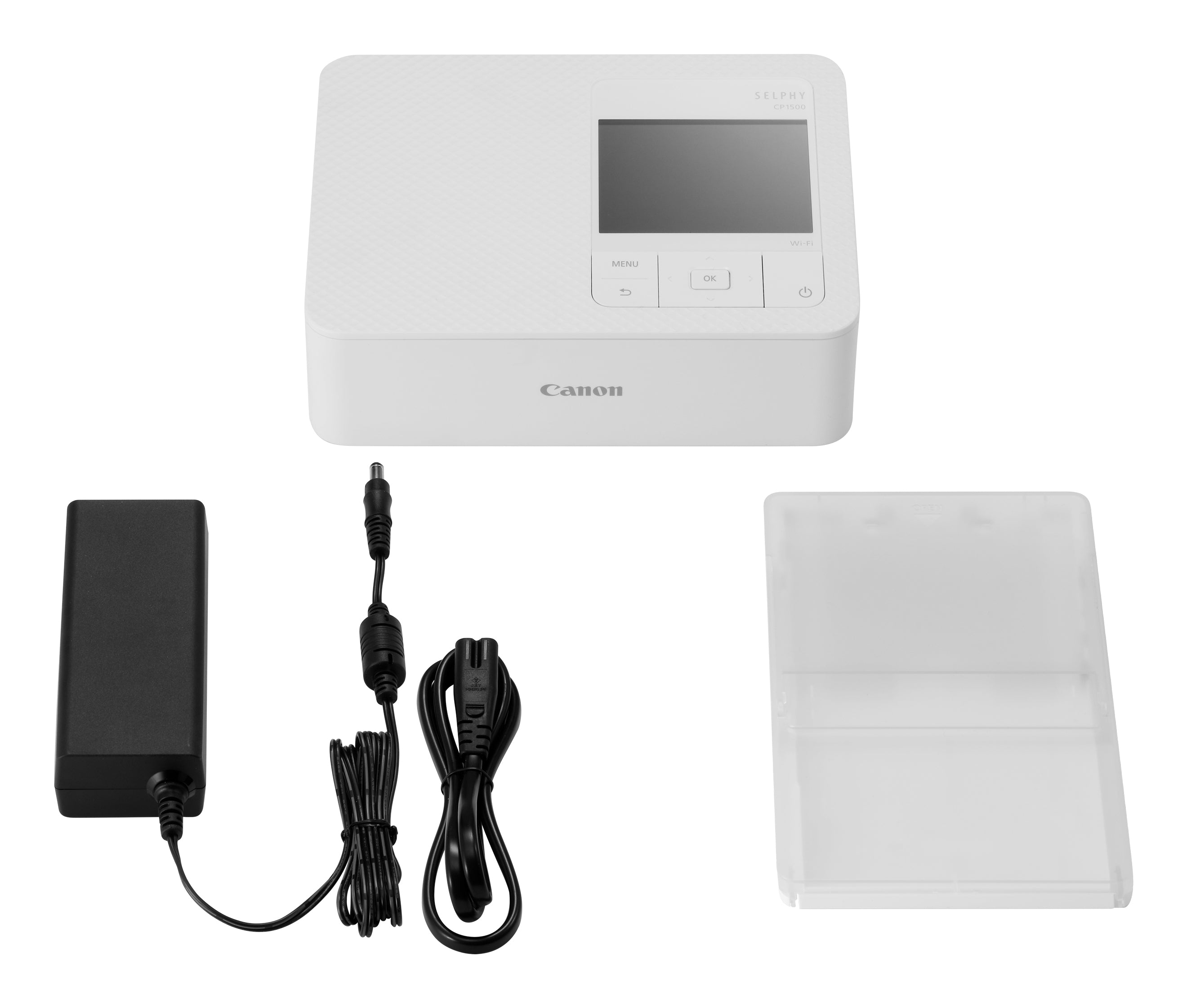 CANON SELPHY CP1500 Printer colour dye sublimation 148x100mm 0.41 min/page colour USB Wi-Fi White
