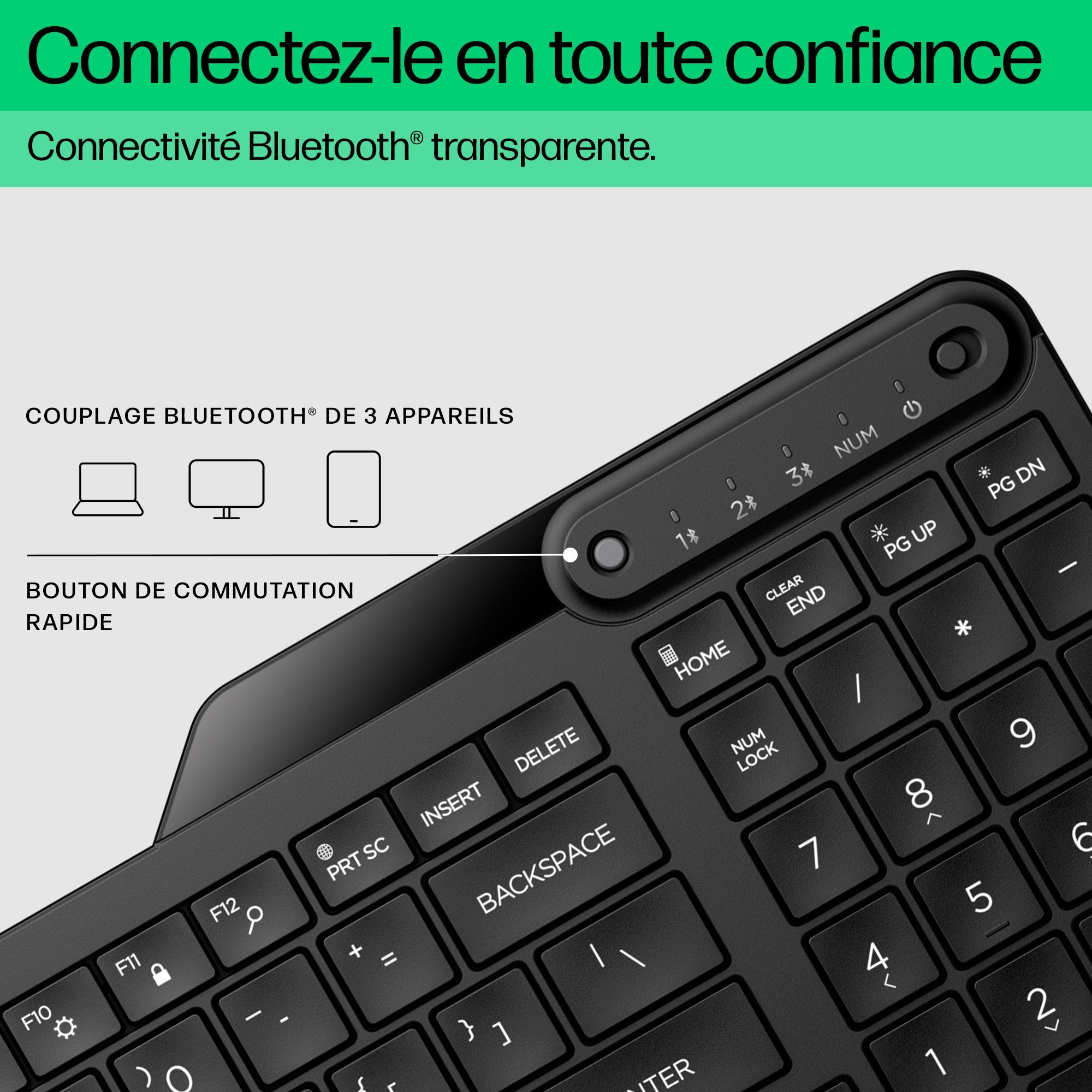 HP 460 Multi-Device KBD EMEA-INTL Englis