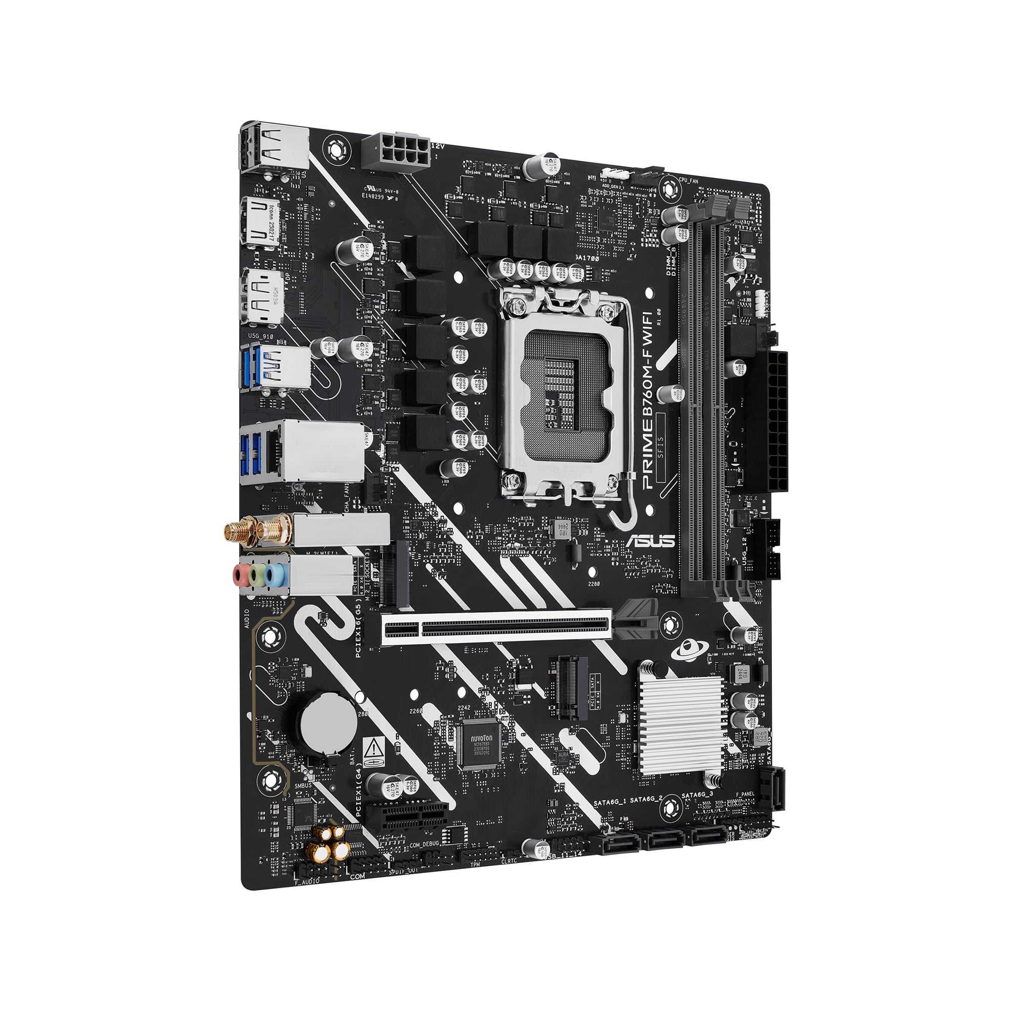 ASUS PRIME B760M-F WIFI LGA 1700 mATX motherboard DDR5 1xHDMI 1xDP 2xM.2 4xSATA