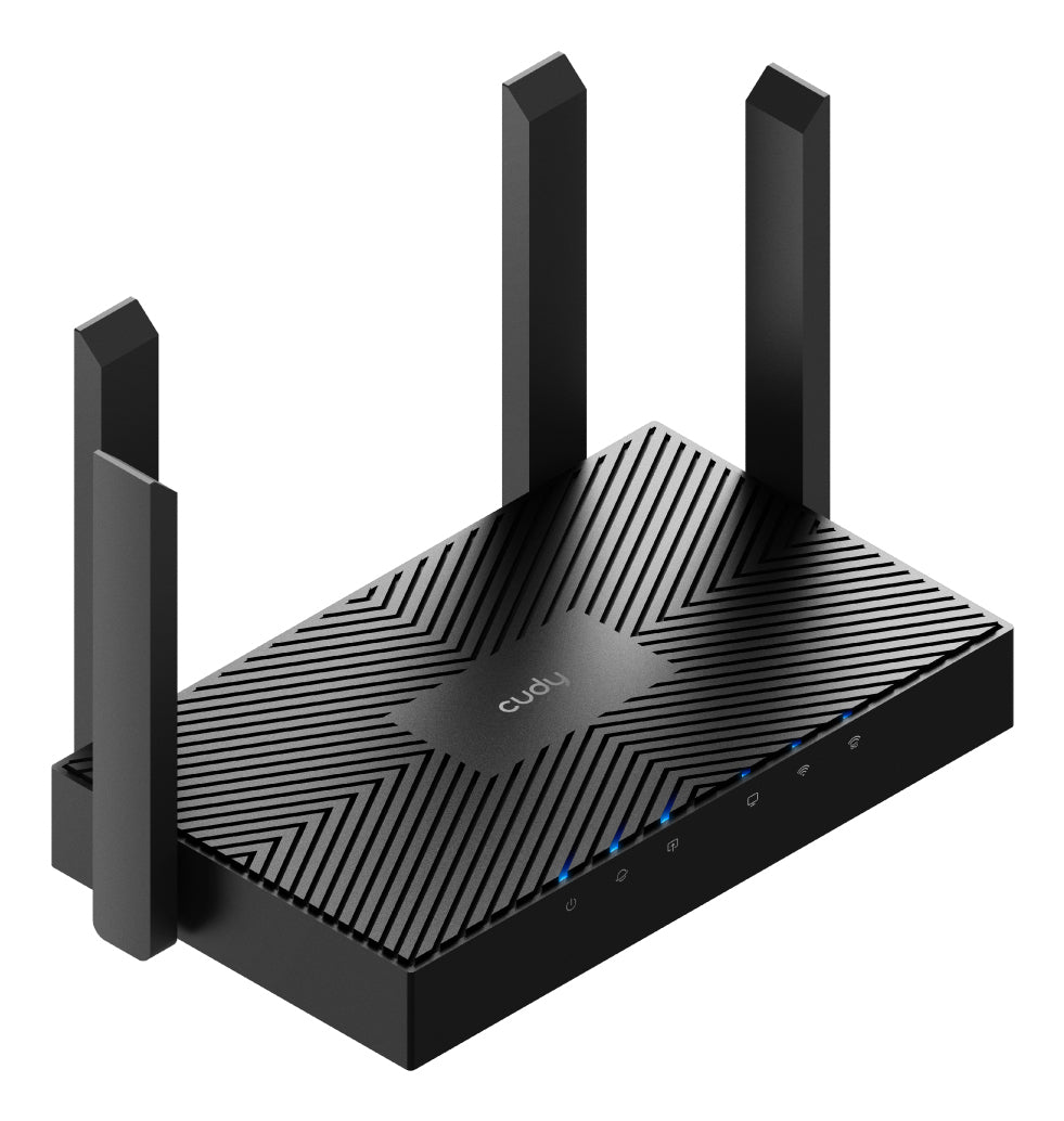 Cudy WR3000 routeur sans fil Gigabit Ethernet Bi-bande (2,4 GHz / 5 GHz) Noir