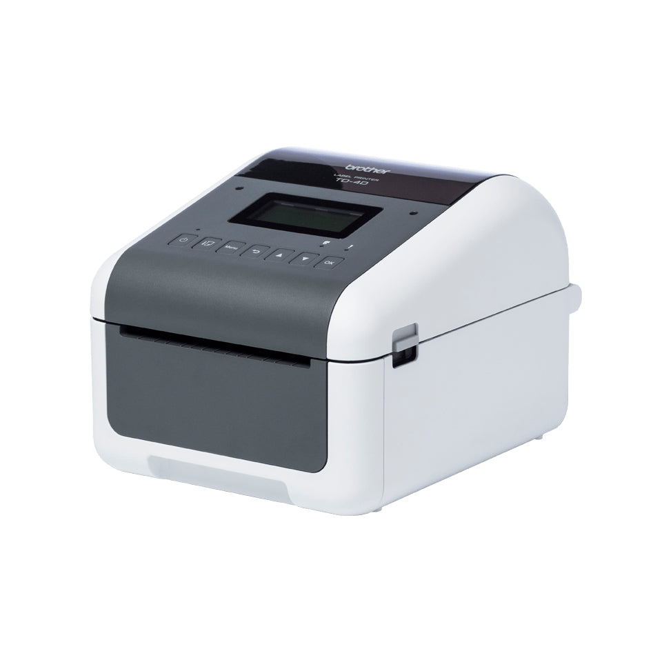 BROTHER TD-4550DNWB Label printer direct thermal 118mm 300x300dpi 152.4mm/sec USB 2.0 LAN serial Wi-Fi USB host Bluetooth 4.2