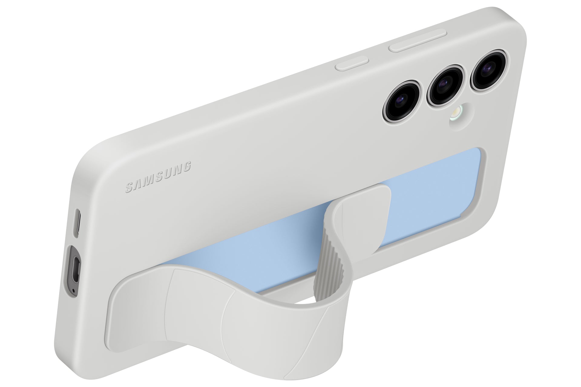Samsung S24 FE Stand Grip Case Gray