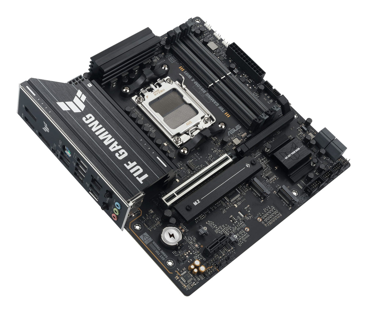 ASUS TUF GAMING B850M-E WIFI AMD AM5 mATX motherboard 4xDDR5 PCIe 5.0 3xM.2 1xHDMI 1xDisplayPort 4xSATA