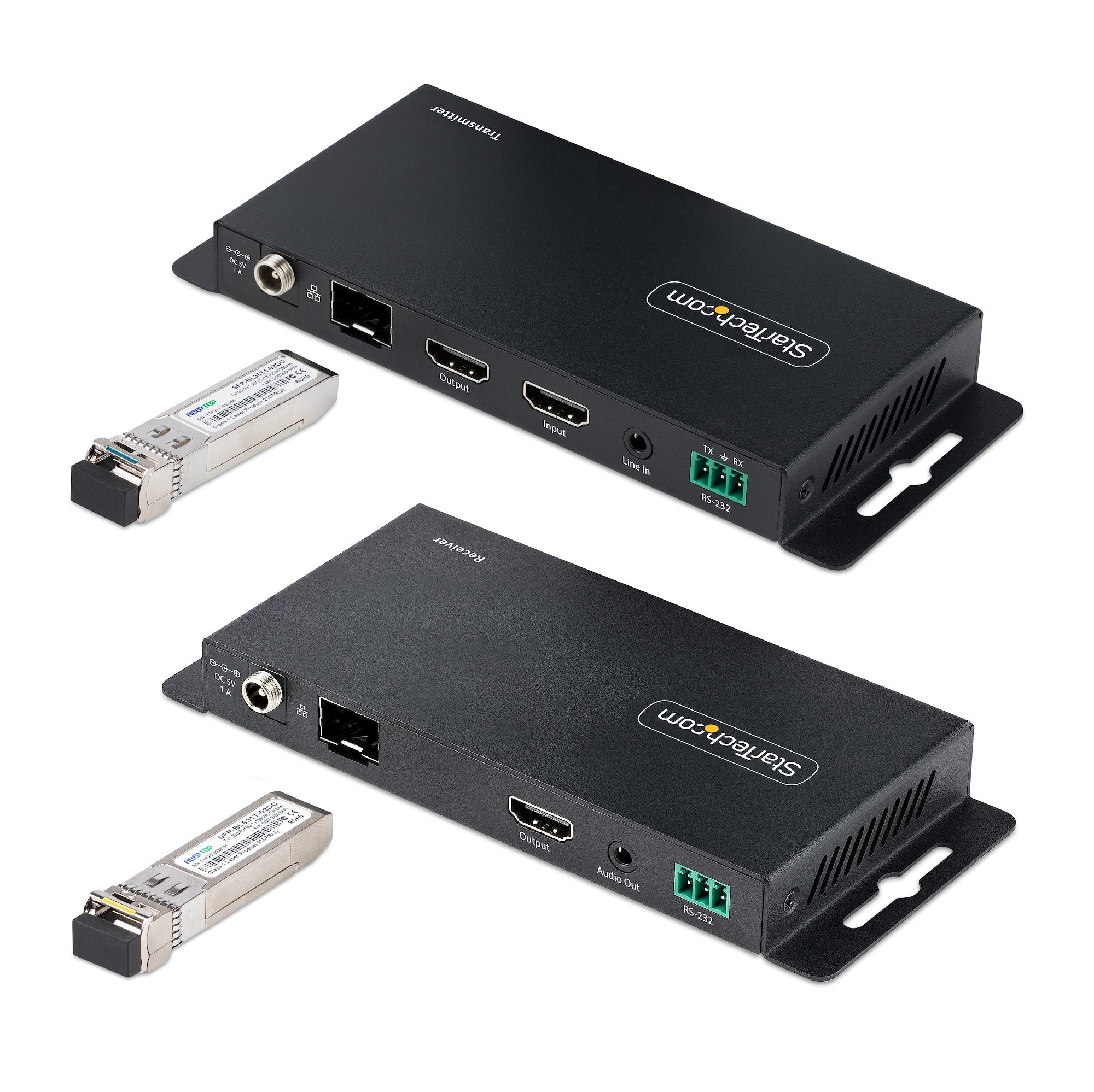 4K 60Hz HDMI over Fiber Extender Kit