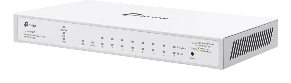 10-Port Gigabit Smart Switch with 8-Port