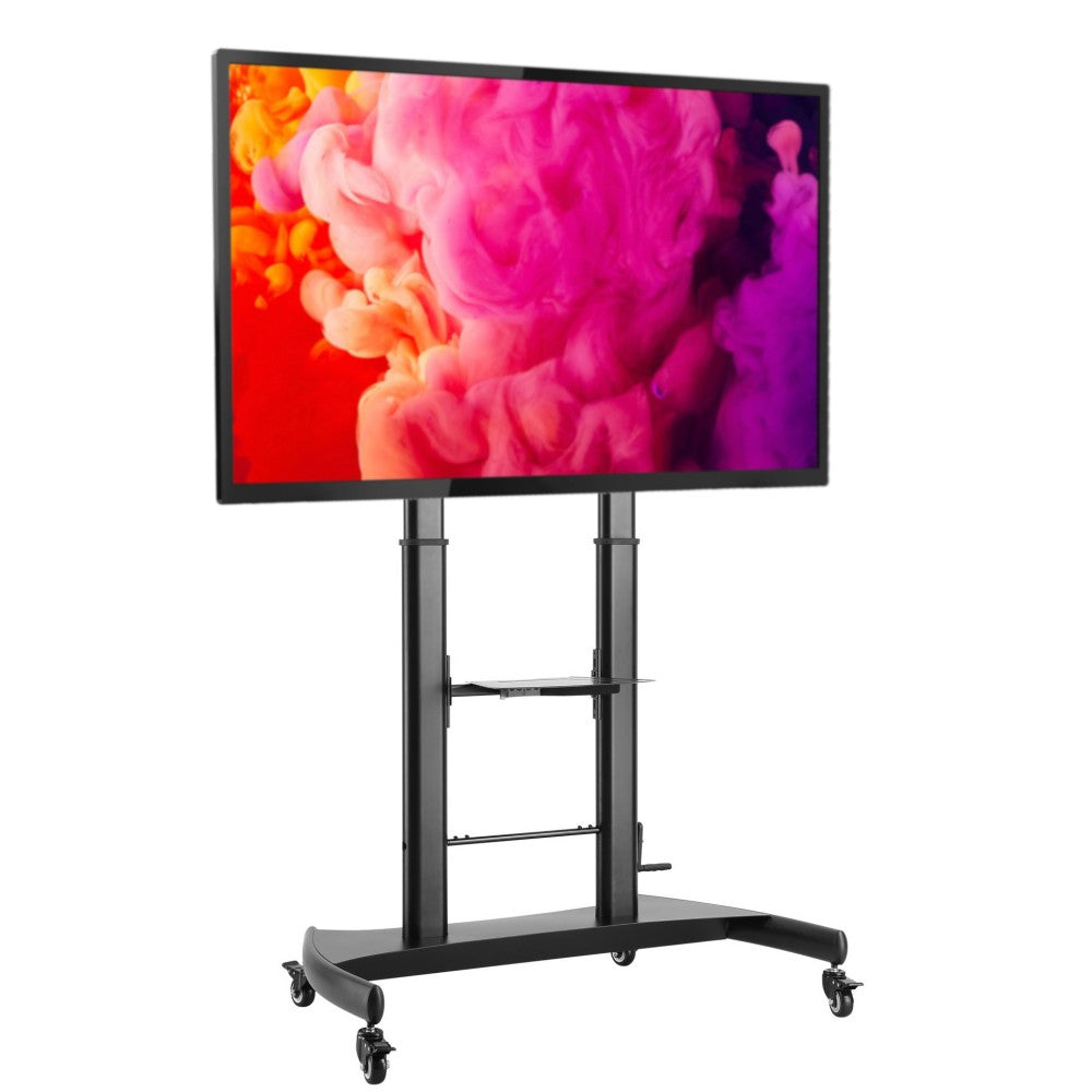 "Techly ICA-TR36 Support TV mobile 60-100"" 100kg Réglage de hauteur fluide"