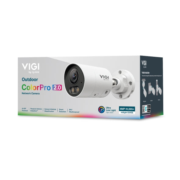 TP-LINK Caméra réseau extérieure VIGI 4MP ColorPro Bullet InSight S345S 4mm UN Caméra IP NT98538 + OS04A10 REV 1.6.0