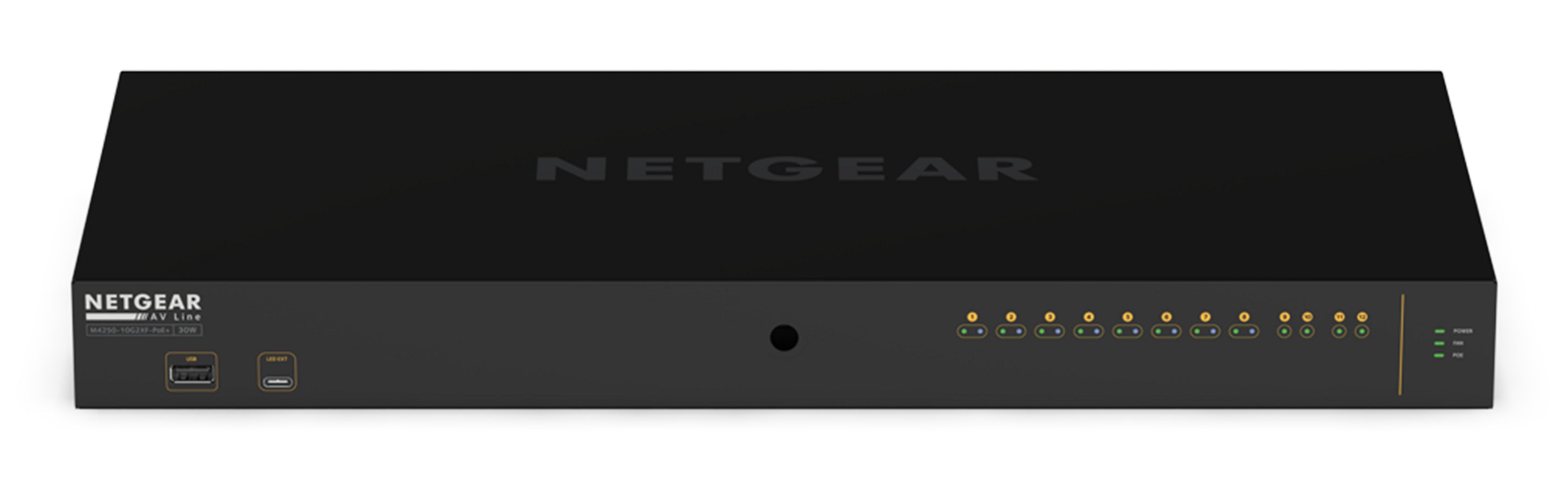 Biamp AVB-Enabled Netgear 8-Port with PoE+ Network Switch