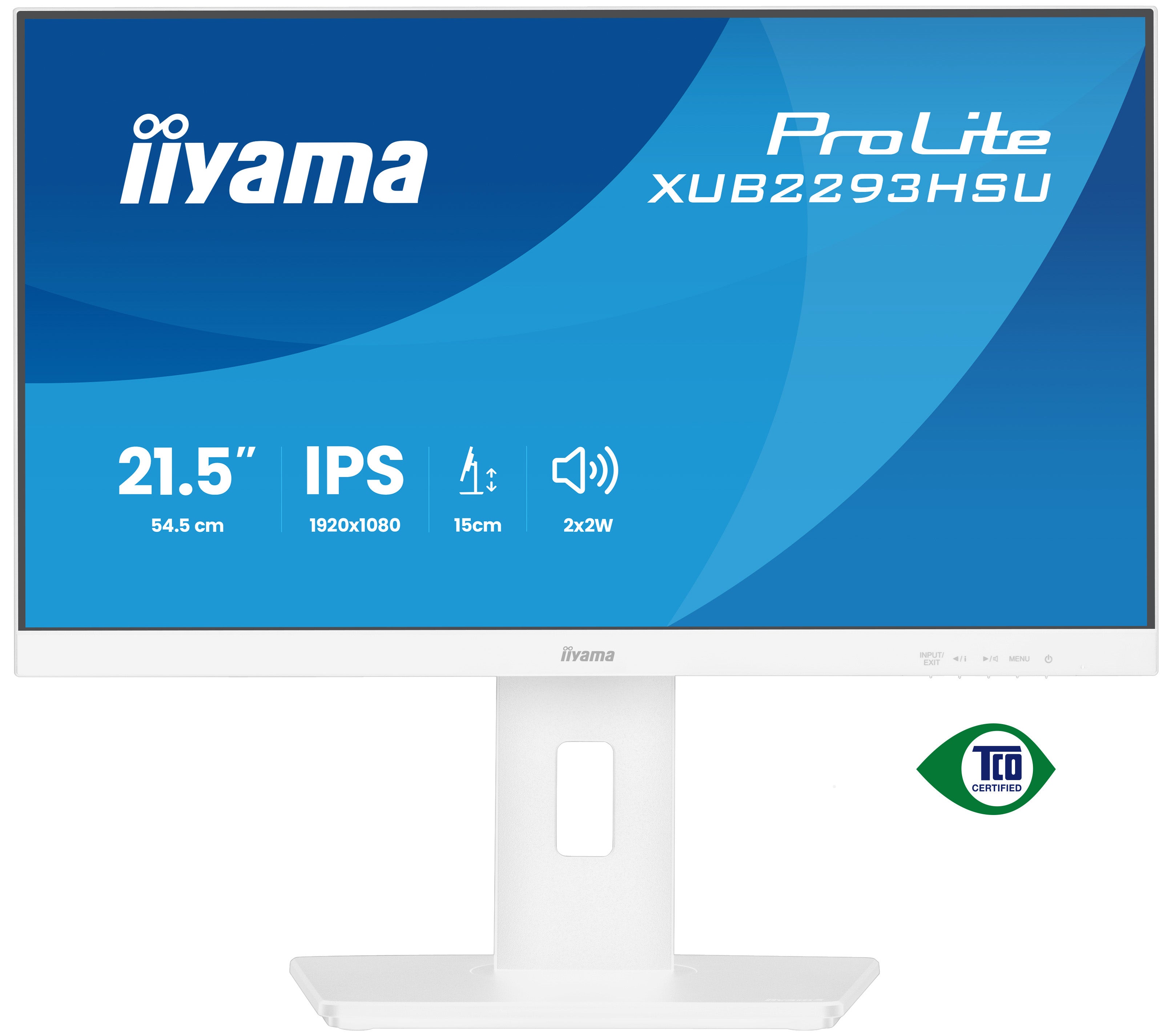 XUB2293HSU-W7 21.5" WHITE IPS-1920x1080@