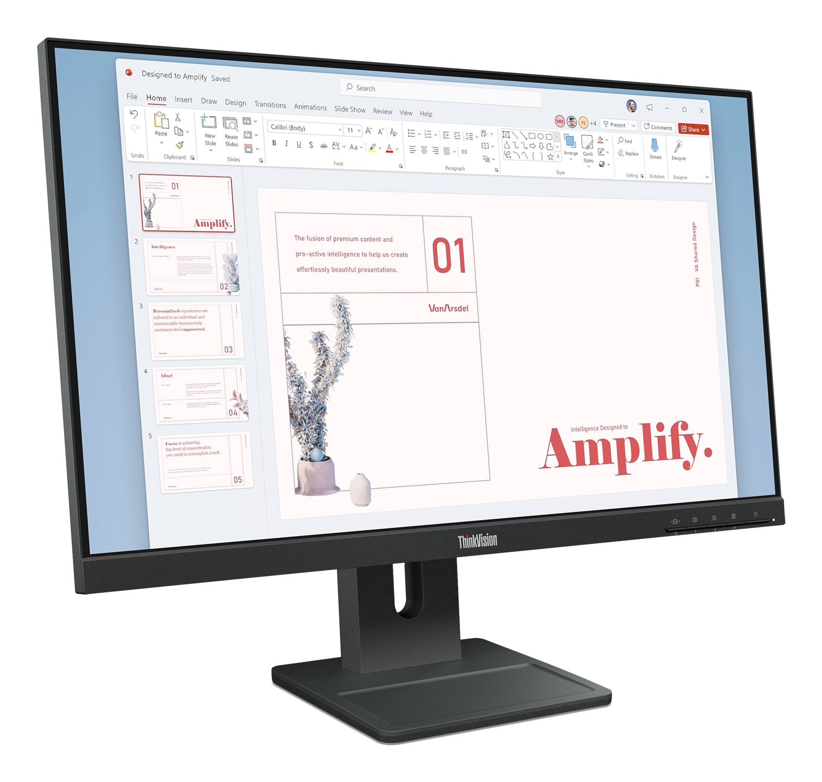 LENOVO ThinkVision E24-40 LED Écran 24p 1920x1080 Full HD (1080p) 100Hz IPS 250cd/m2 HDMI VGA DisplayPort speakers 3y