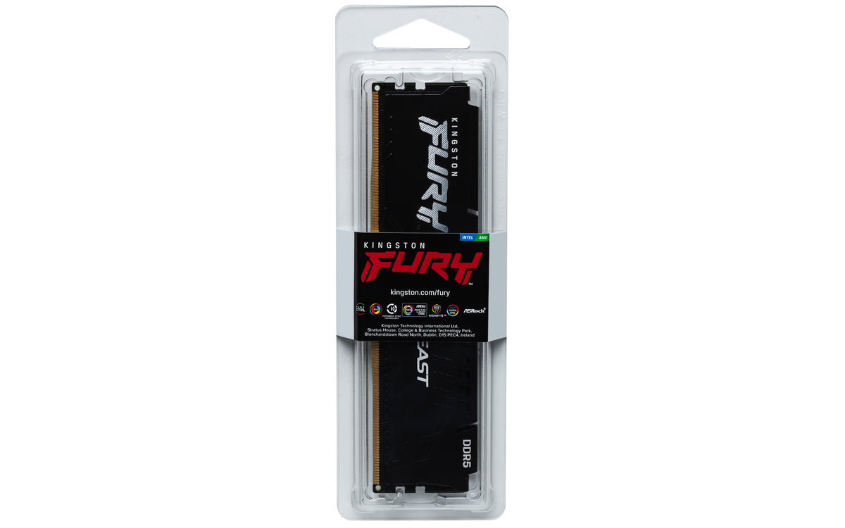KINGSTON 32Go 5200MT/s DDR5 CL40 DIMM FURY Beast Black