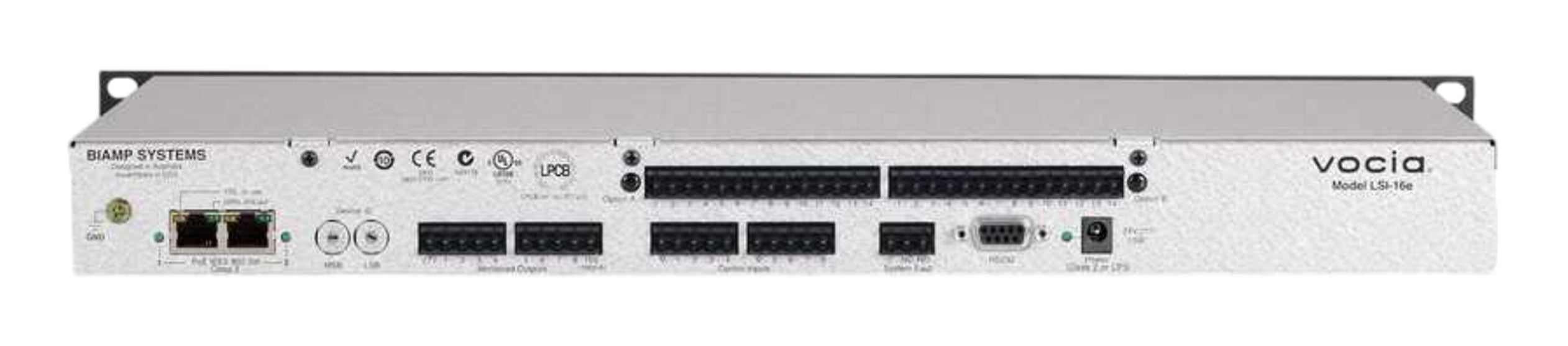 Biamp Vocia Life Safety Interface, Enhanced with 20 discrete inputs