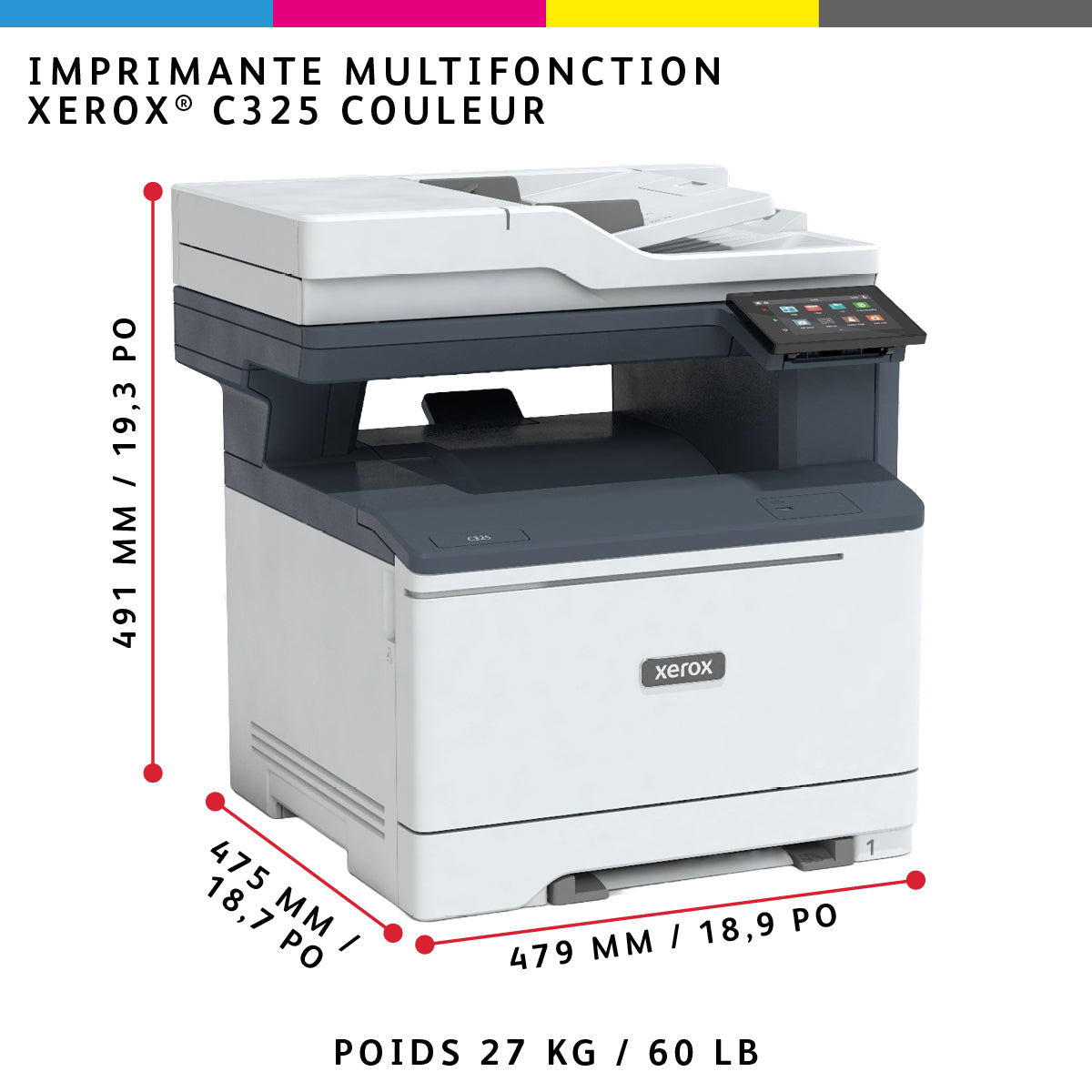 Xerox C325 A4 33ppm Wireless Duplex Copy