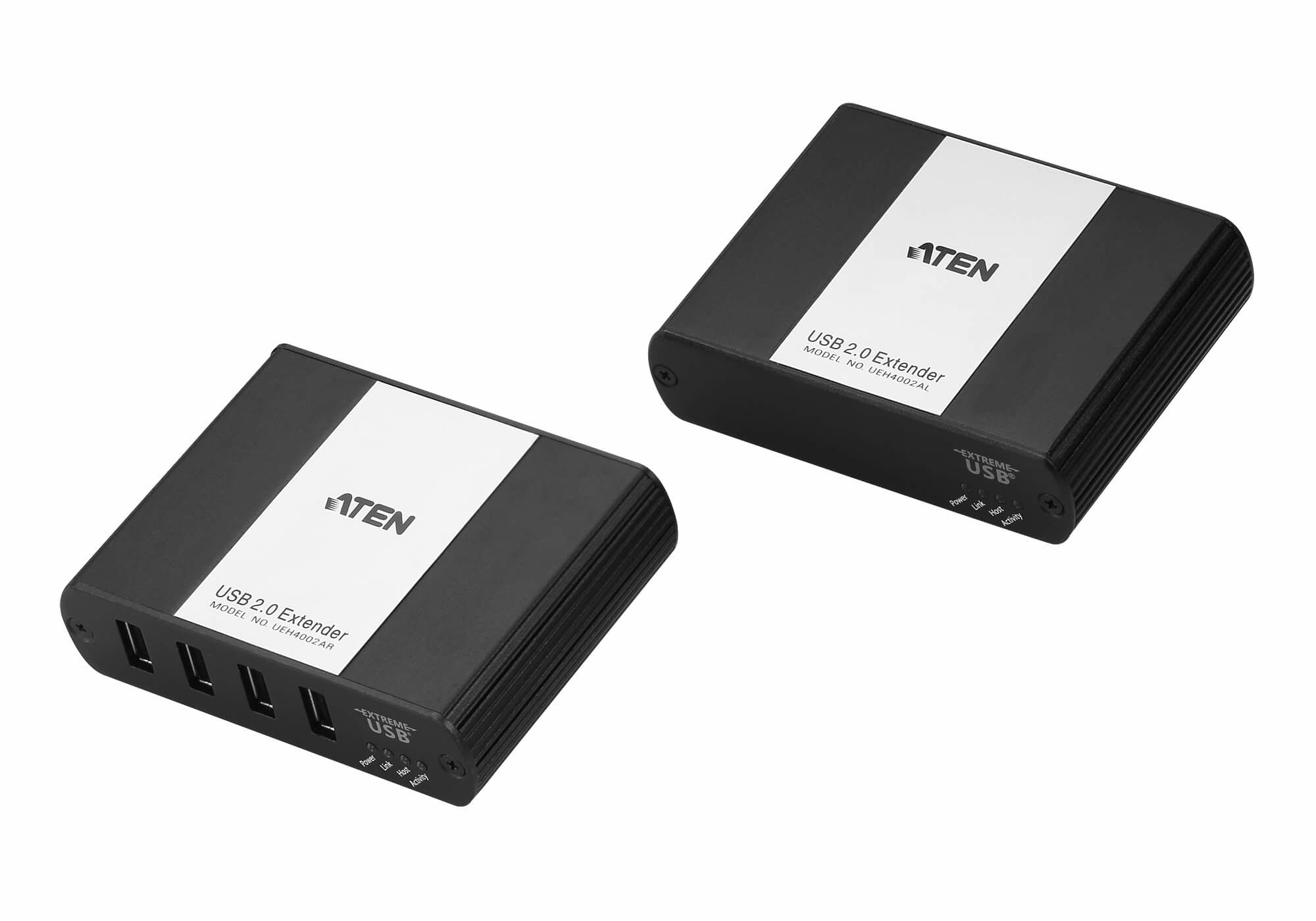 ATEN UEH4002A-AT-G extension audio/video Émetteur et récepteur AV Noir, Blanc