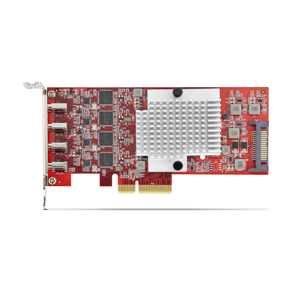 4-Port USB Type-C PCIe Card USB-C 10Gb