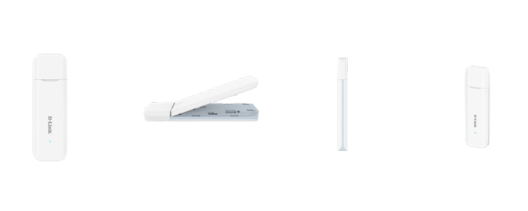 D-LINK Adaptateur USB 4G LTE Cat. 4 Wi-Fi 6 AX300 - Débit descendant/montant 150Mbps/50Mbps - DAS Body 1.130W/kg
