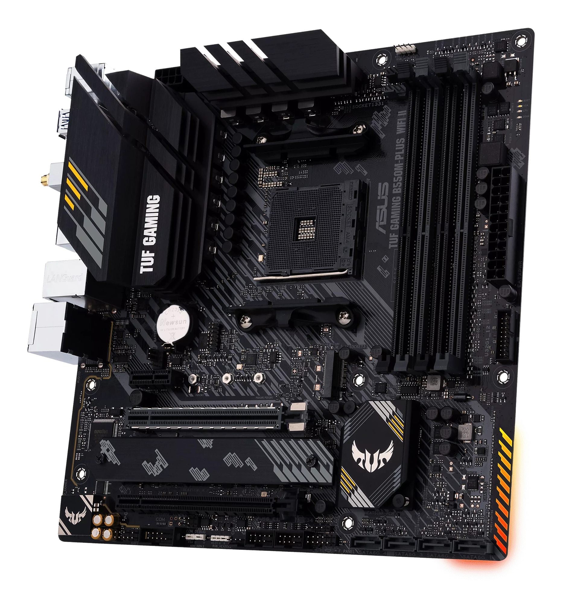 ASUS TUF GAMING B550M-PLUS WIFI II AM4 Socket 4x4DDR 1xHDMI 1xDP 2xM.2