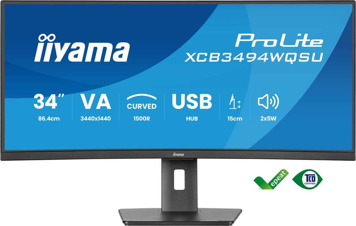 XCB3494WQSU-B1 34" UW Curved VA-3440x144