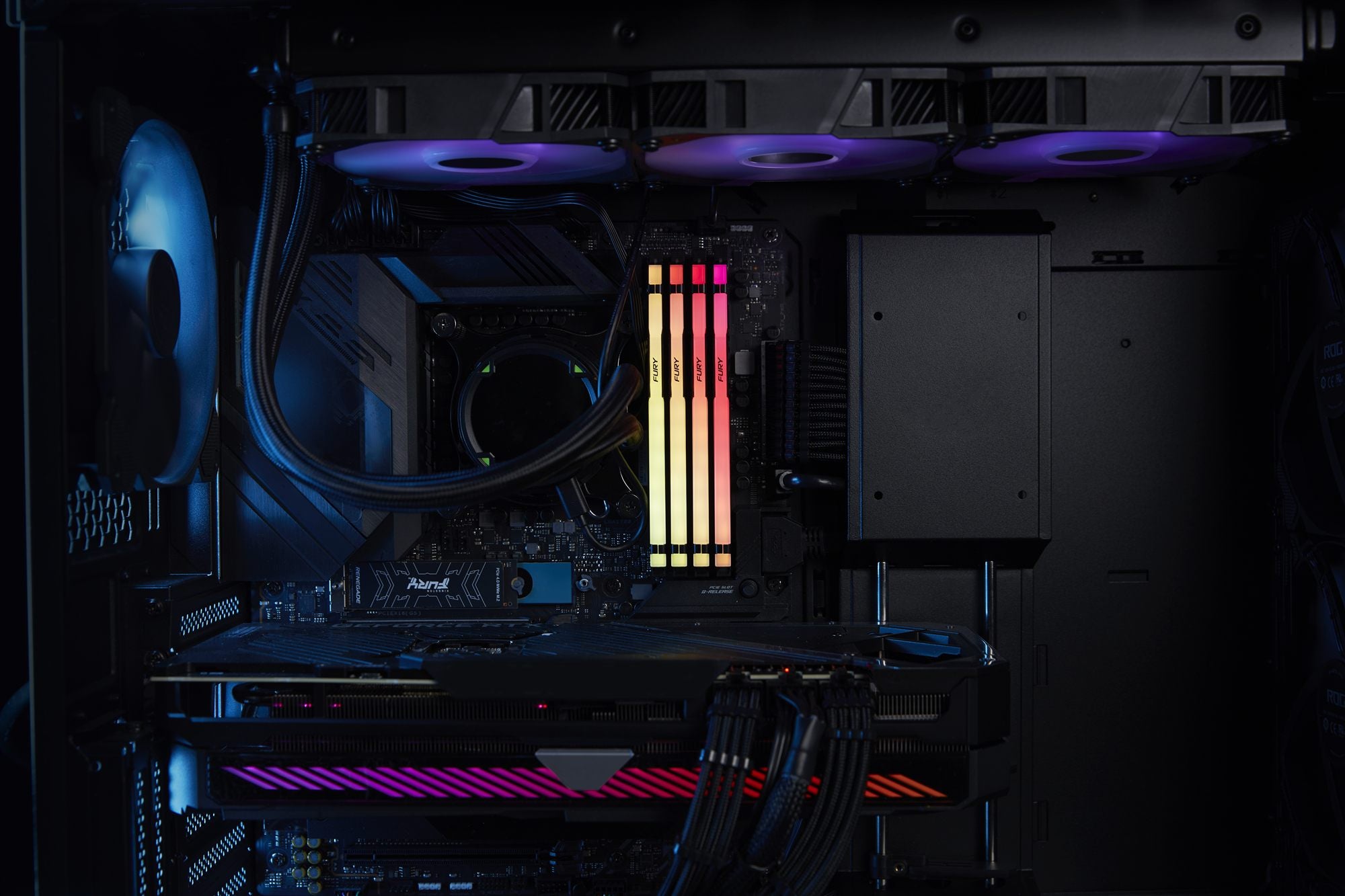 KINGSTON 32Go 5600MT/s DDR5 CL40 DIMM FURY Beast RGB